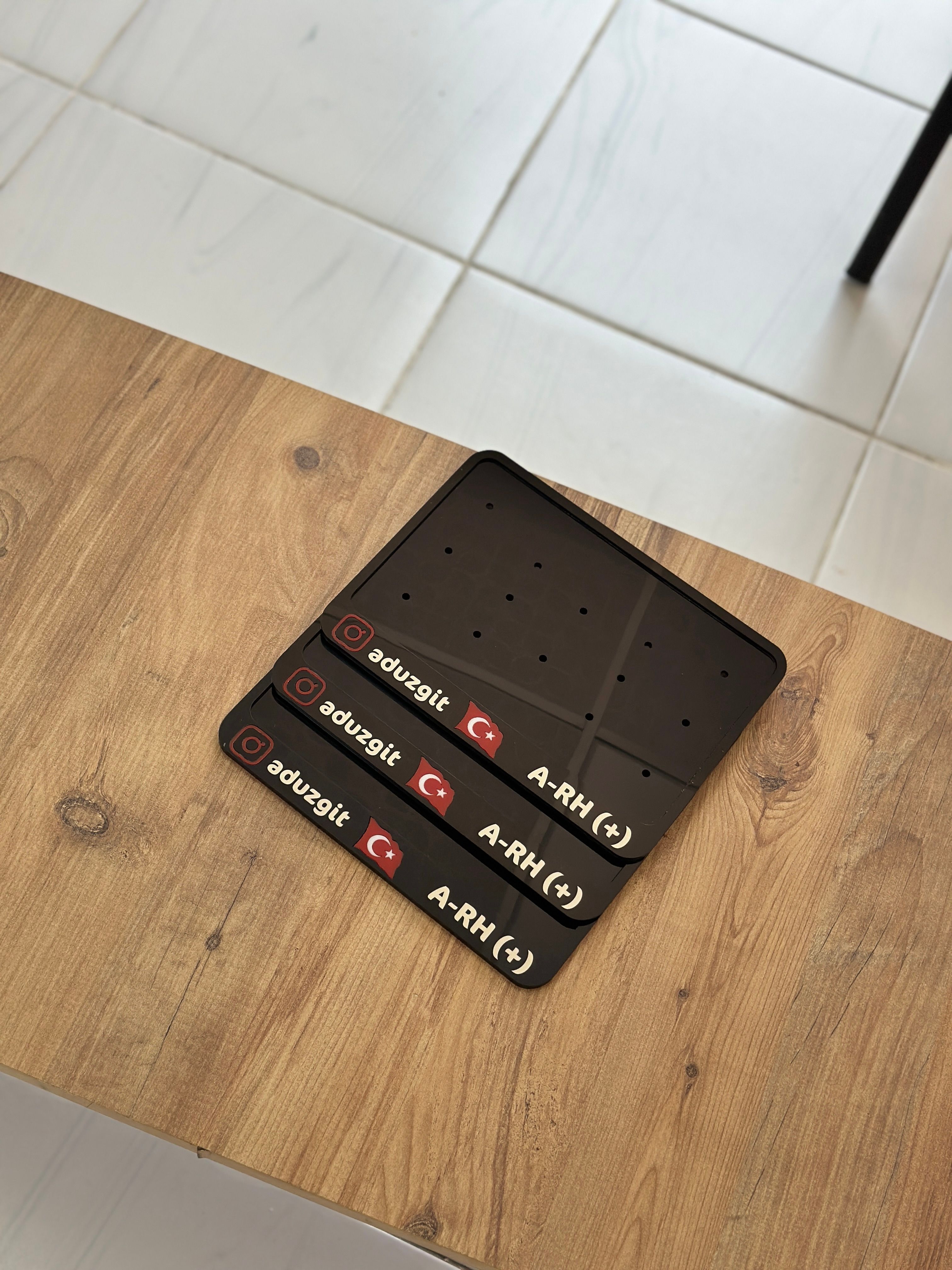  Standart Motosiklet ÇERÇEVELİ Pleksi Plakalık