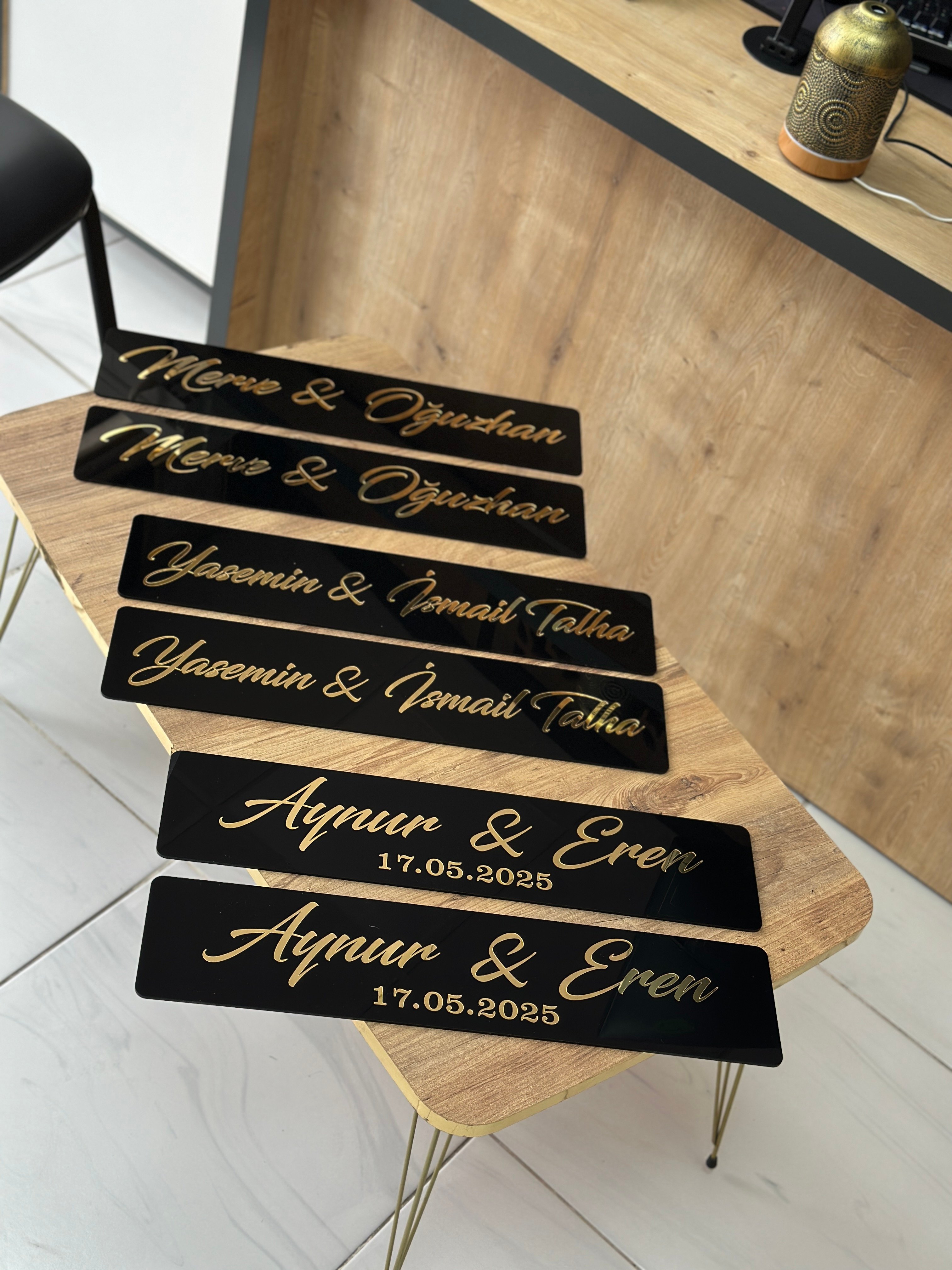 Gelin Arabası İçin Dekor Plaka