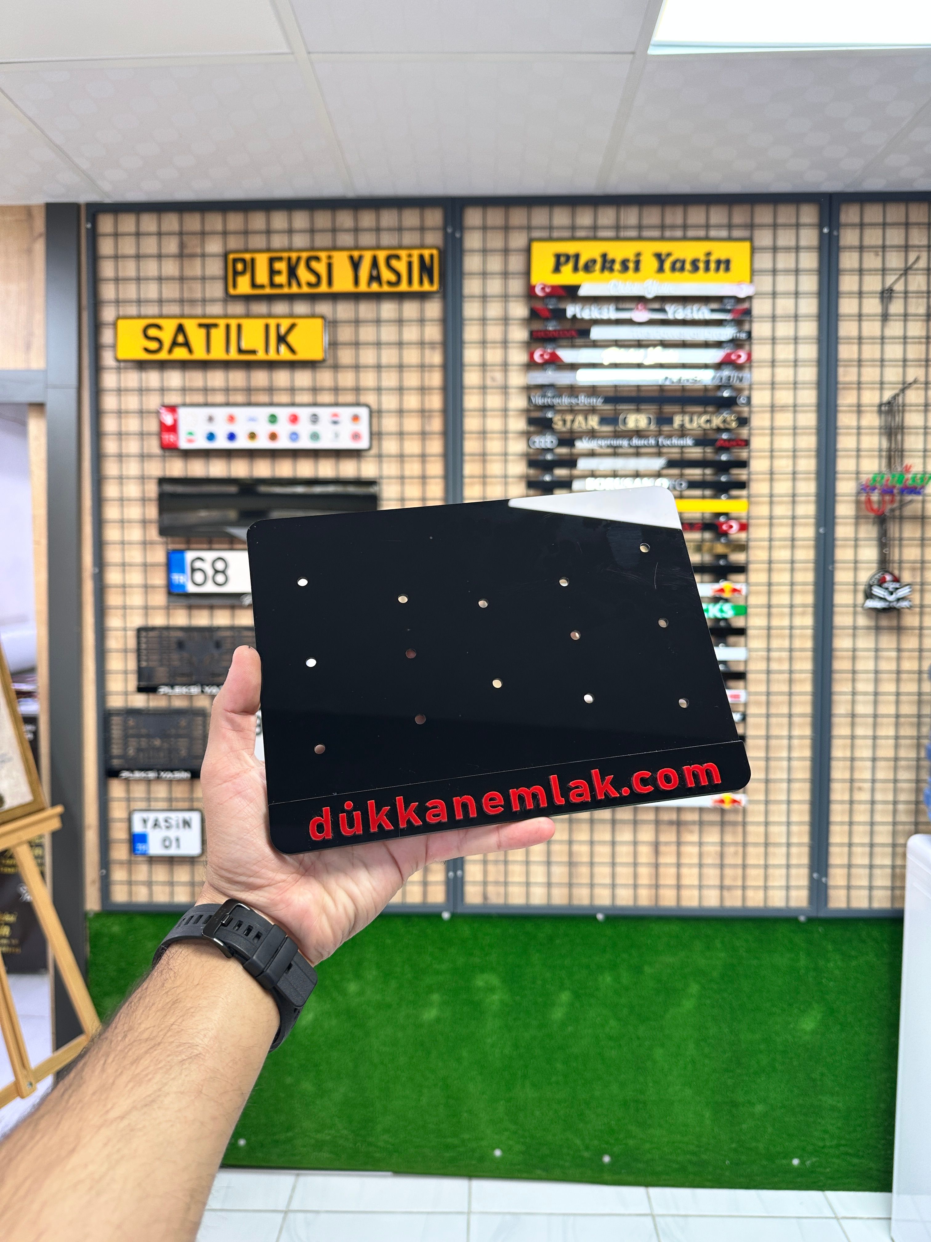 Standart Motosiklet ÇERÇEVESİZ Pleksi Plakalık 