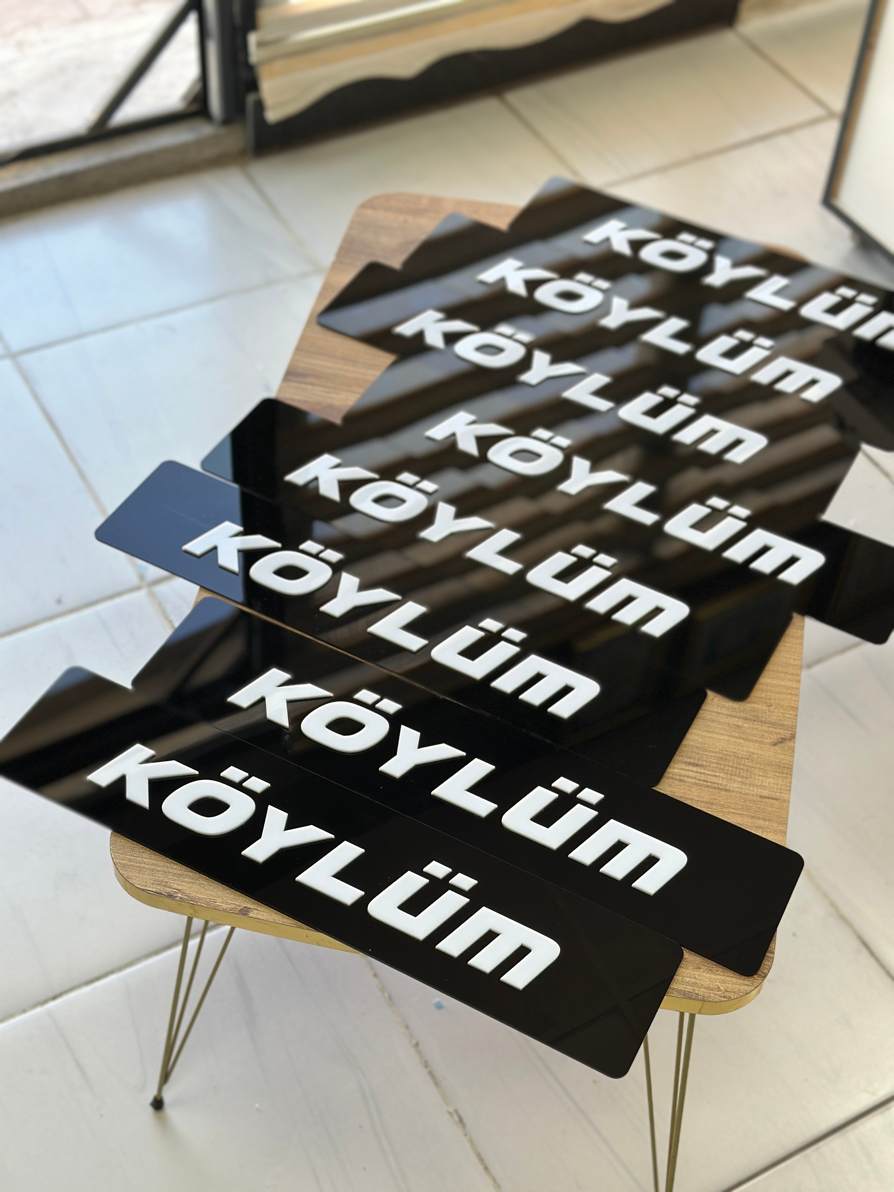 Firmalara Özel Dekor Plaka