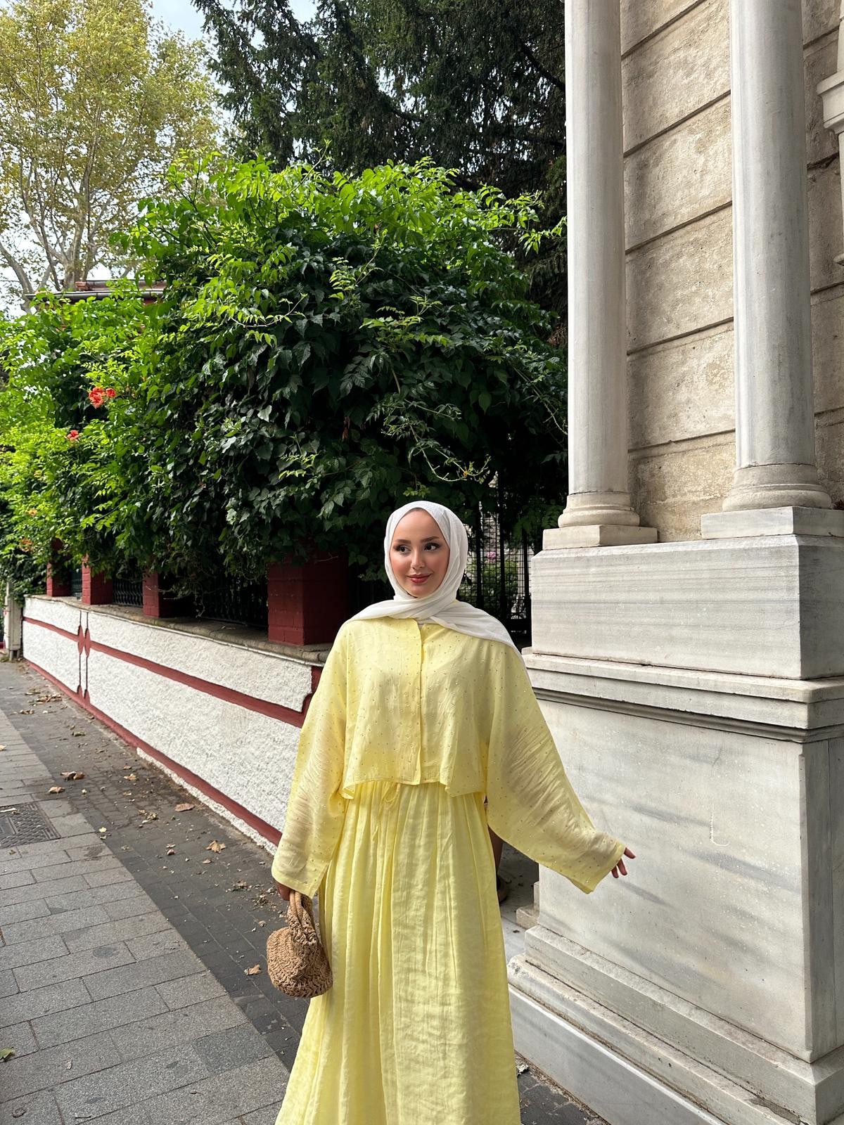 Siryaz Etekli Takım - Sarı