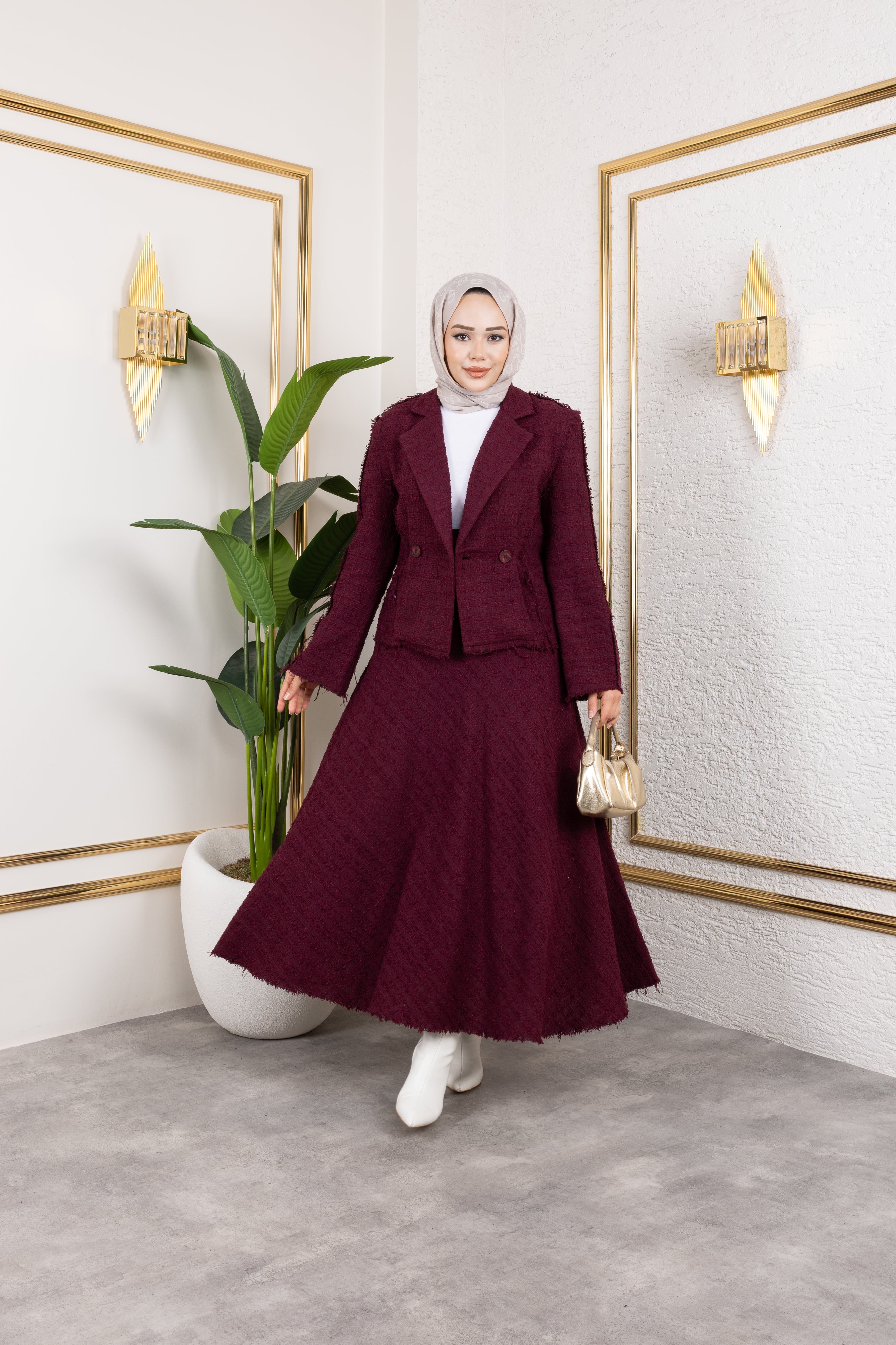 Tüvit Ceketli Takım