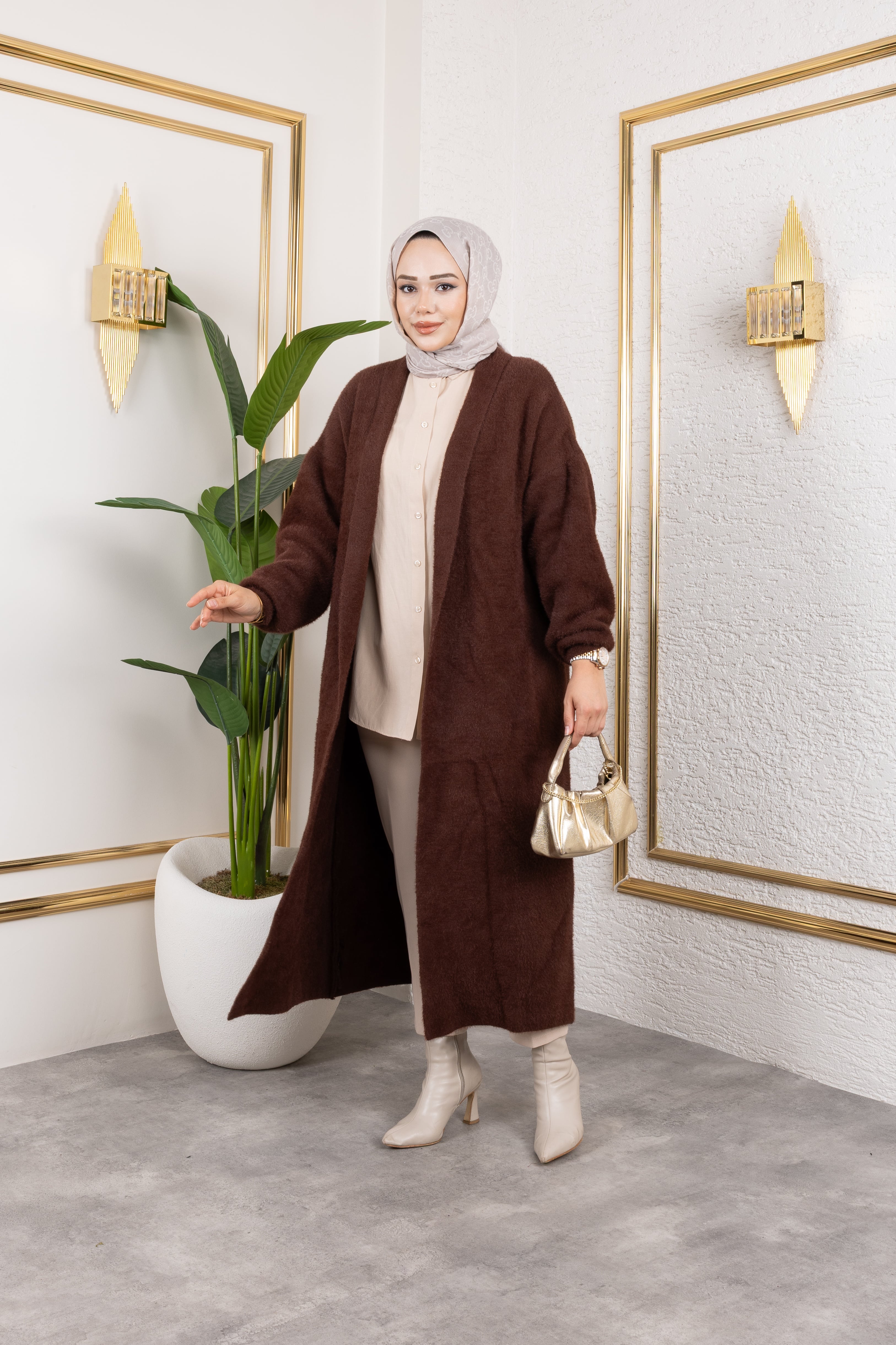 Angora Kumaş Hırka