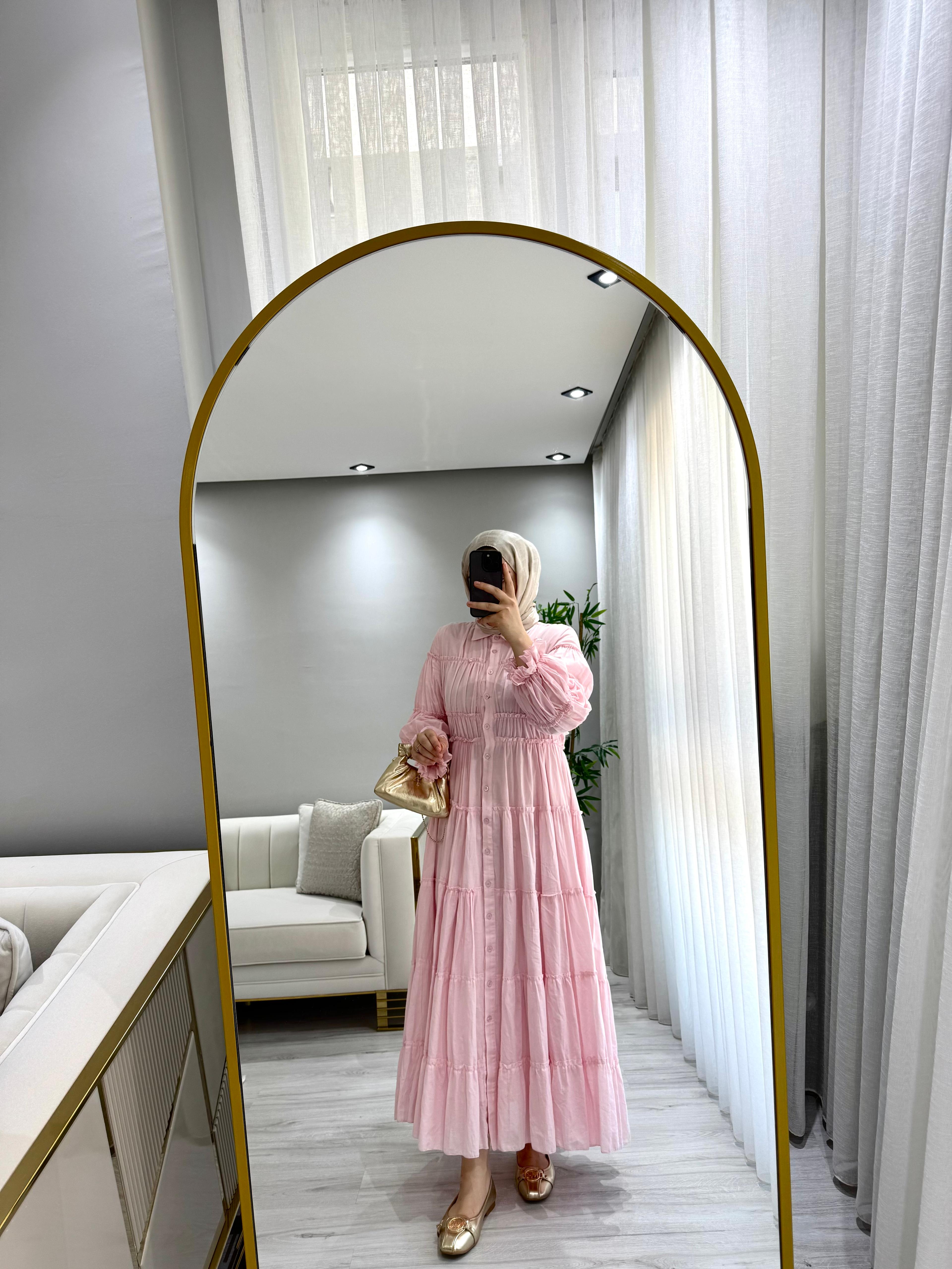 Lov Elbise - Pembe