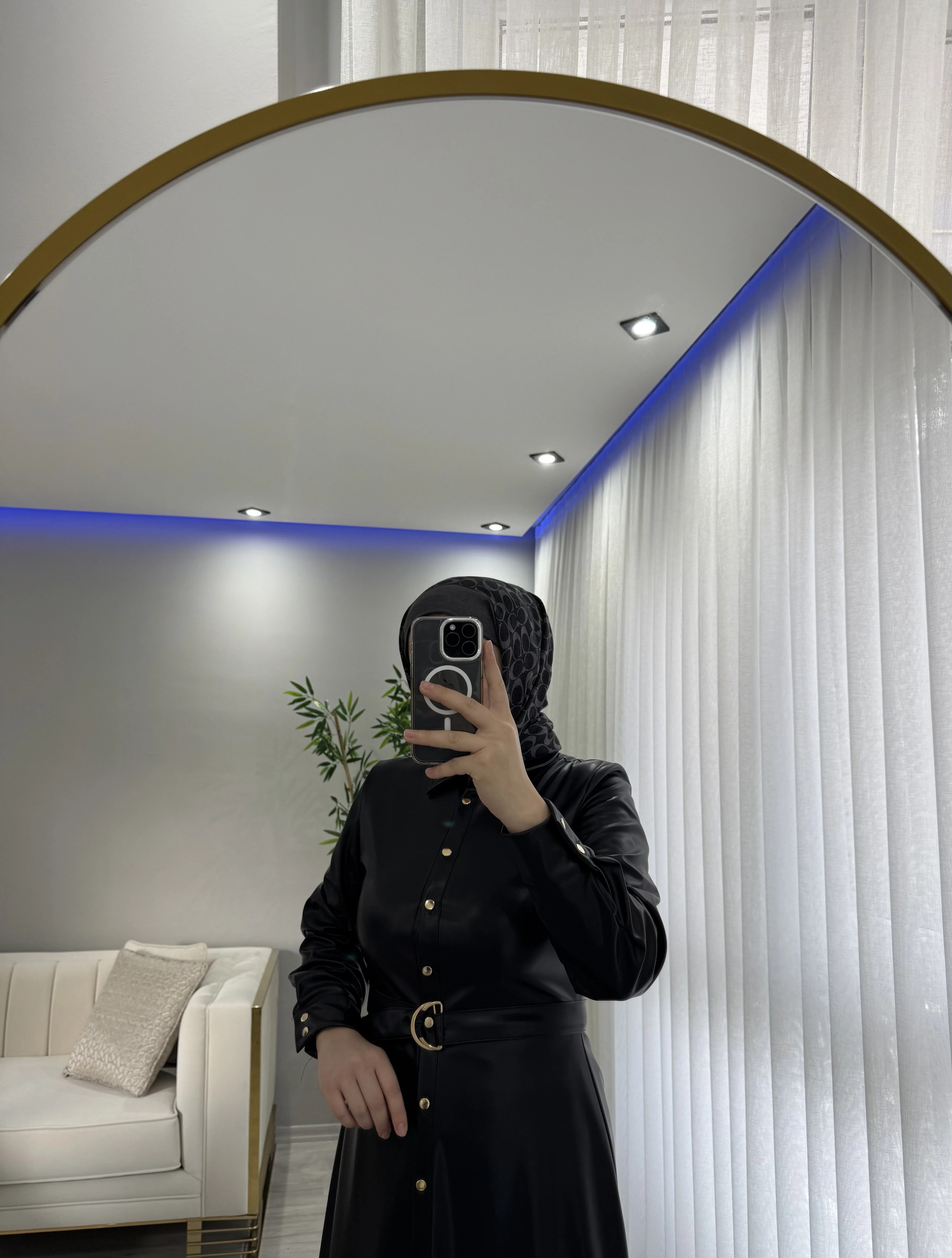 Premium Deri Elbise