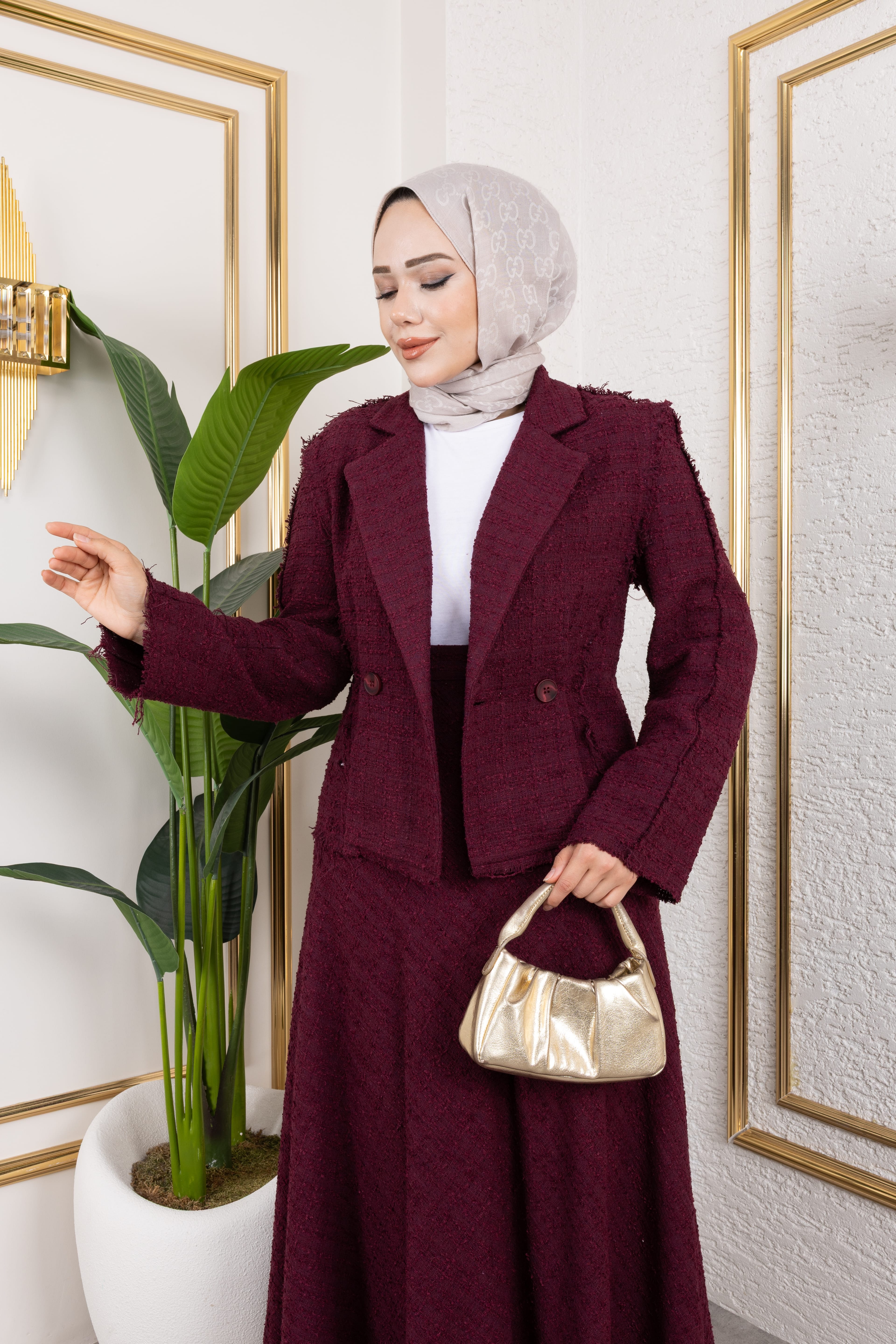 Tüvit Ceketli Takım