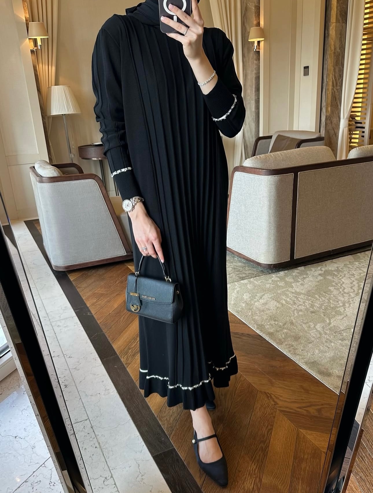 Merserize Kumaş Elbise