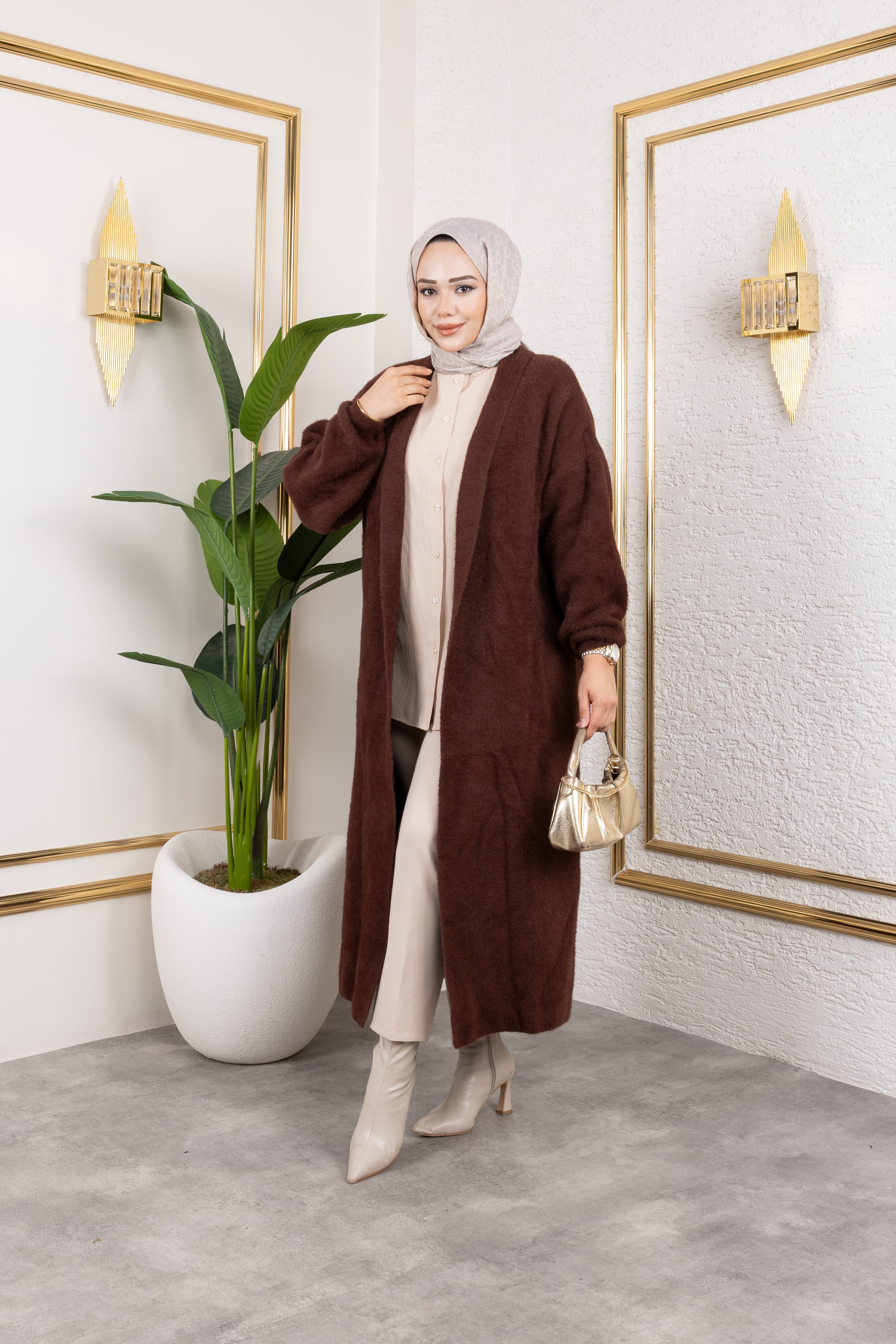 Angora Kumaş Hırka