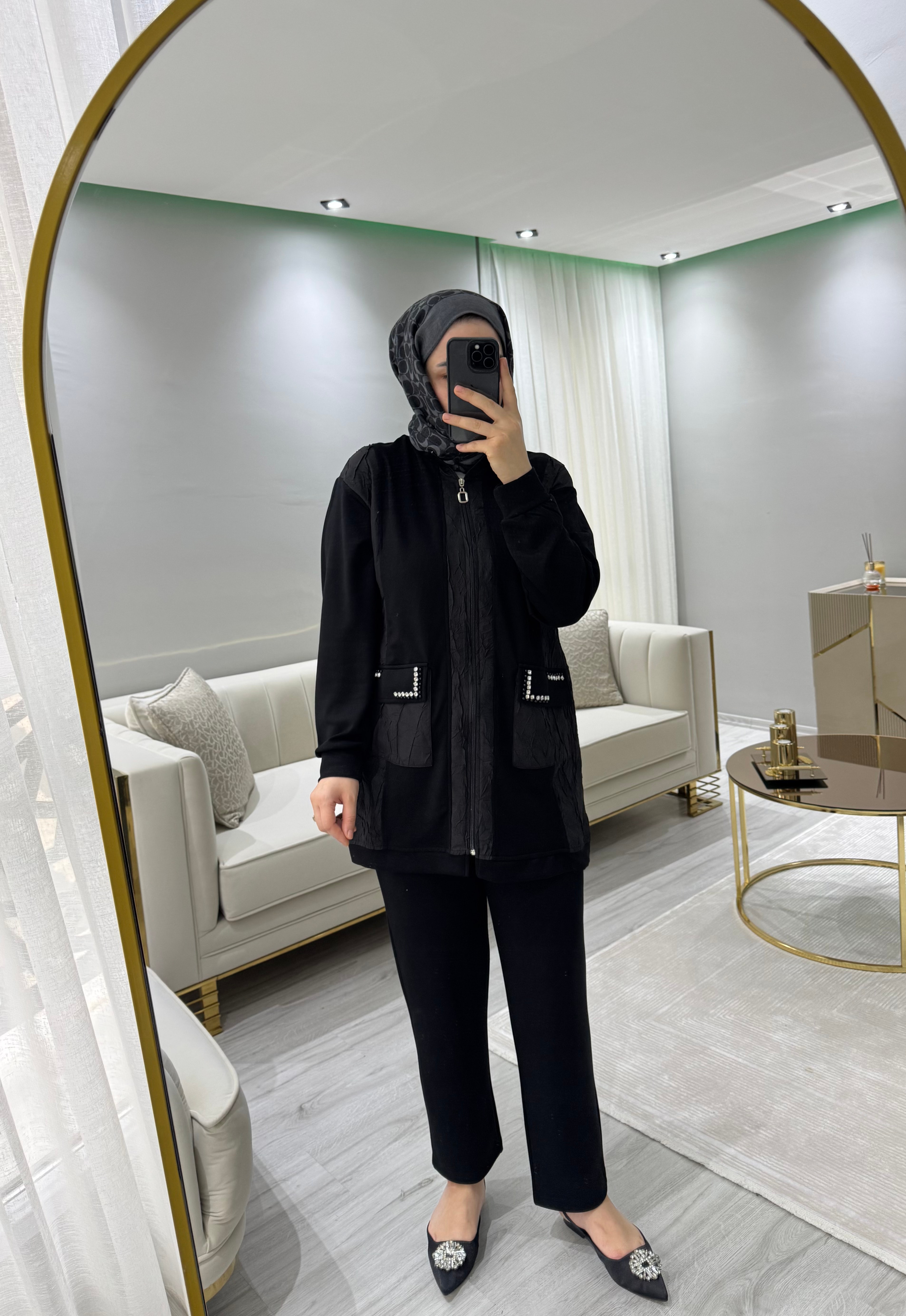 Oysh Shine Takım - Siyah