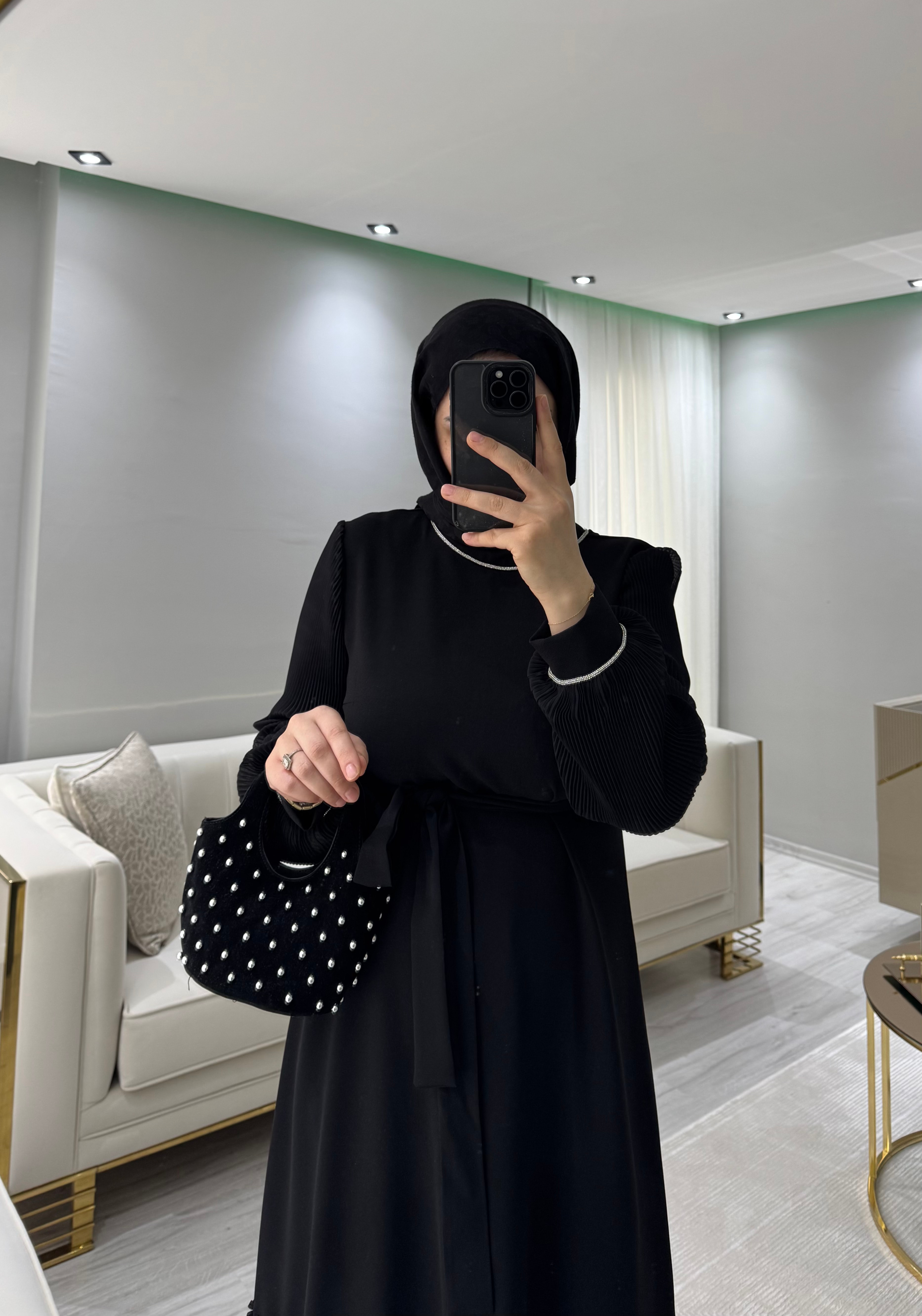 Krep Güpürlü Elbise