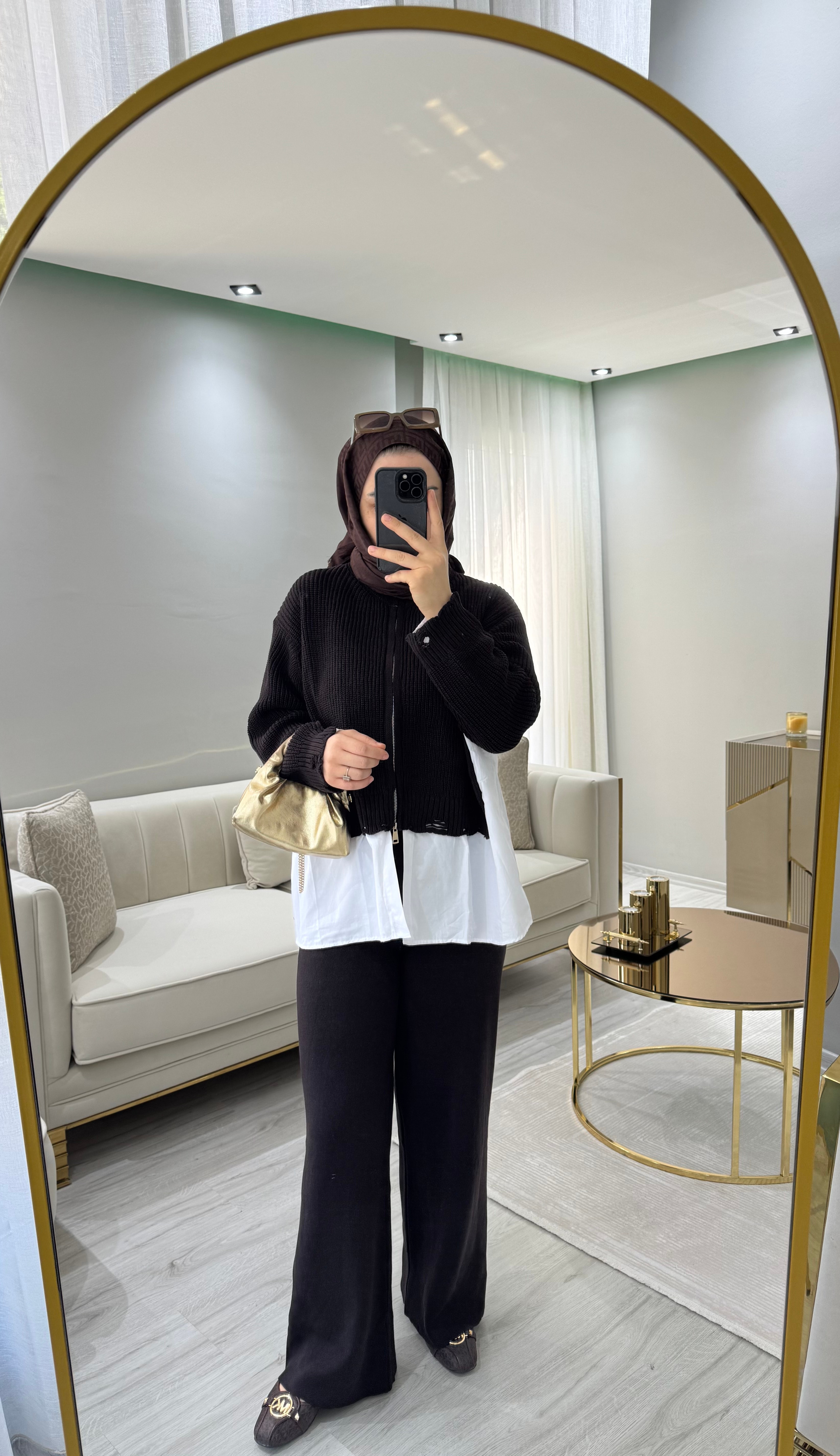 Gömlek Triko Takım - Siyah