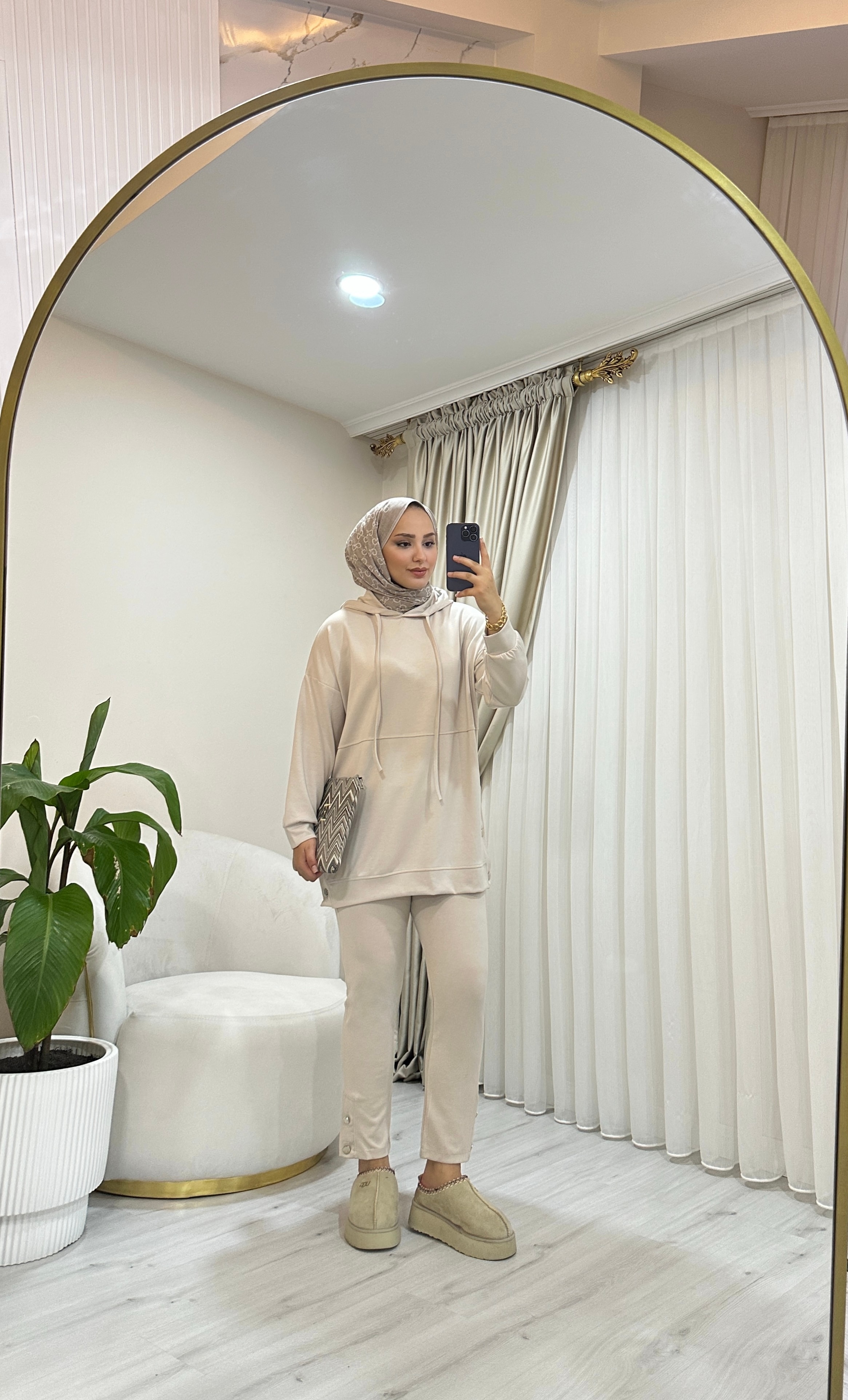 Pantolonlu Takım Oysh - Bej