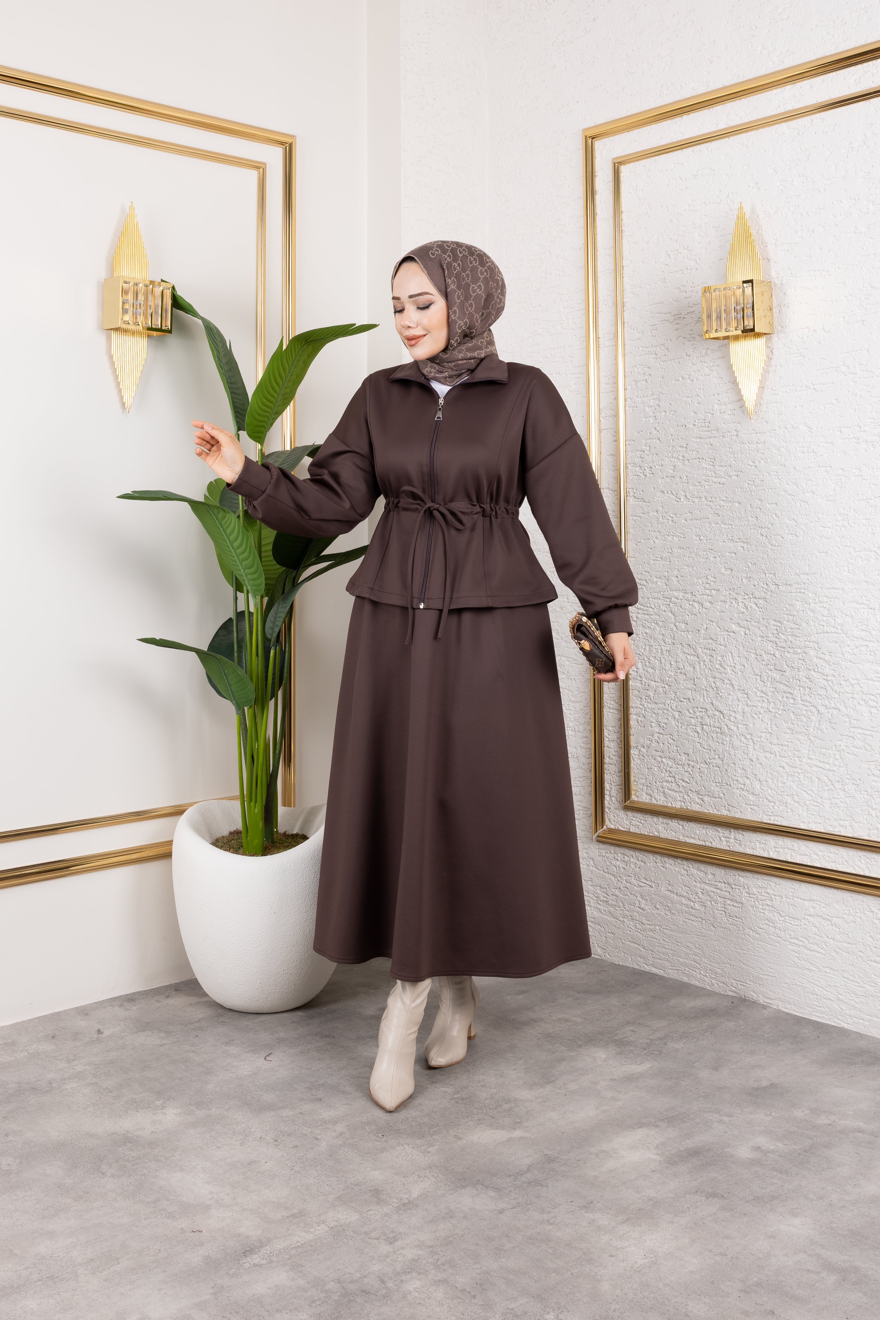 Scuba Kumaş Etekli Takım