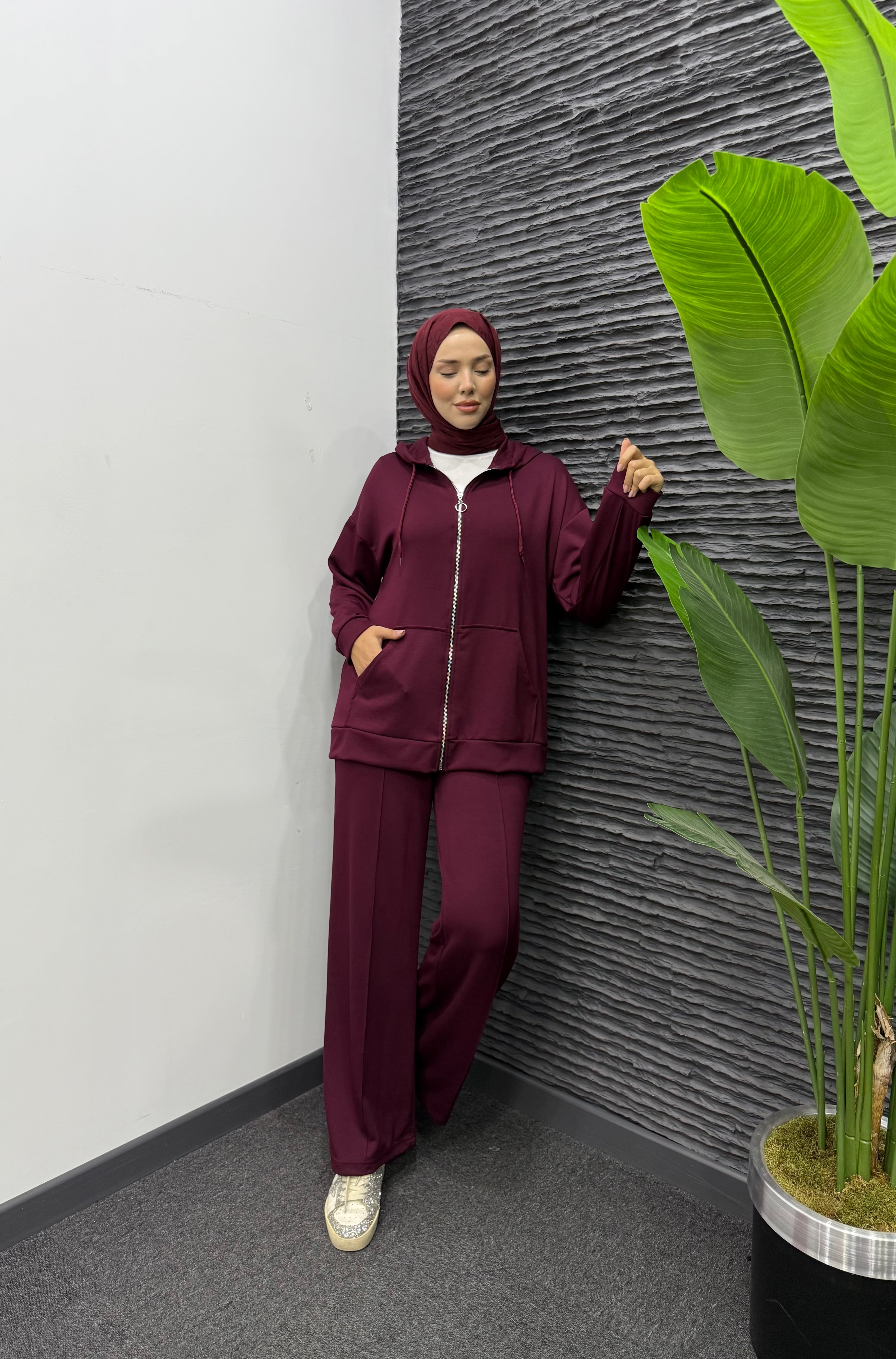 Arzen Oysho Takım - Bordo