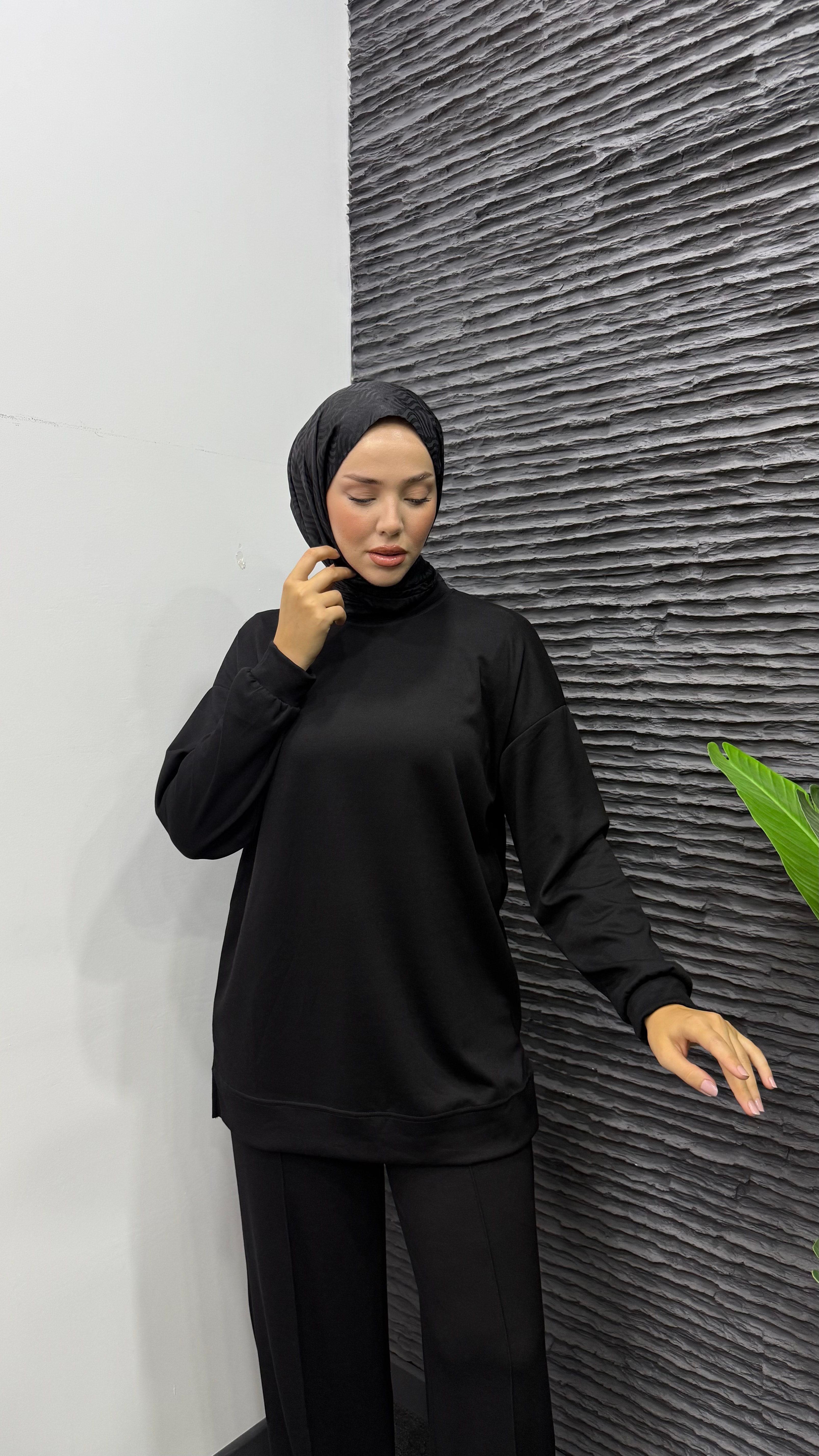 Ahles Oysho Takım - Siyah