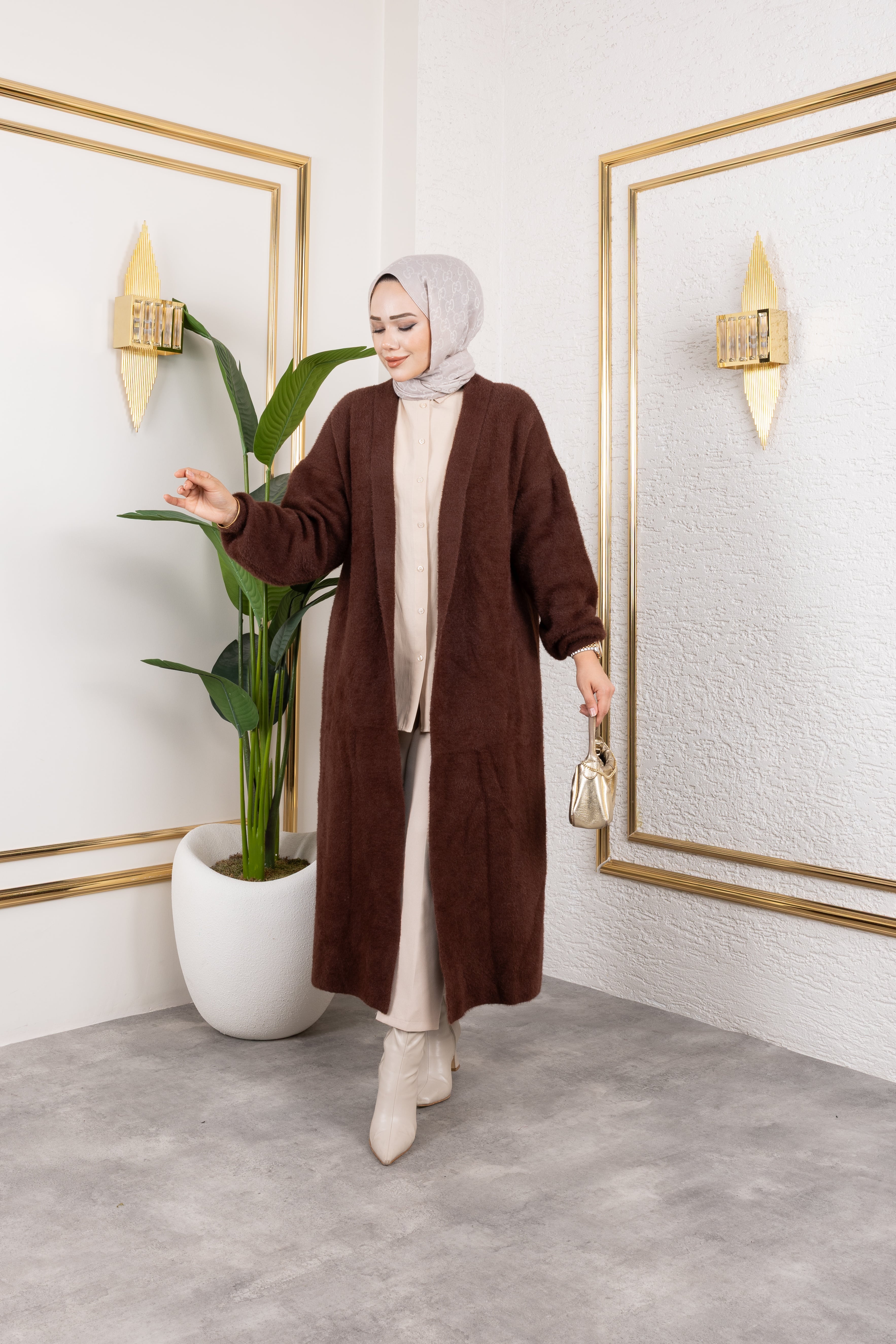 Angora Kumaş Hırka