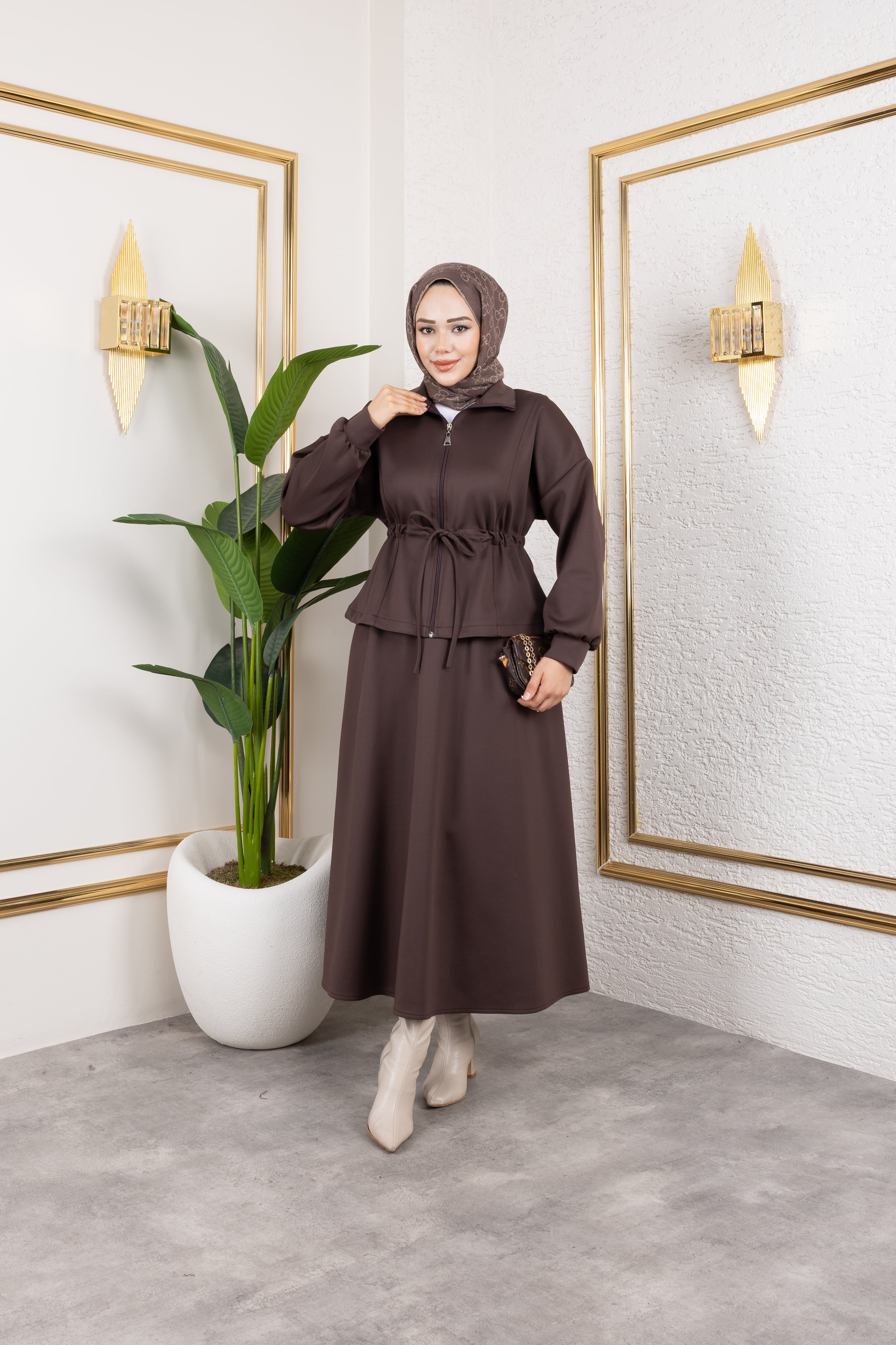 Scuba Kumaş Etekli Takım