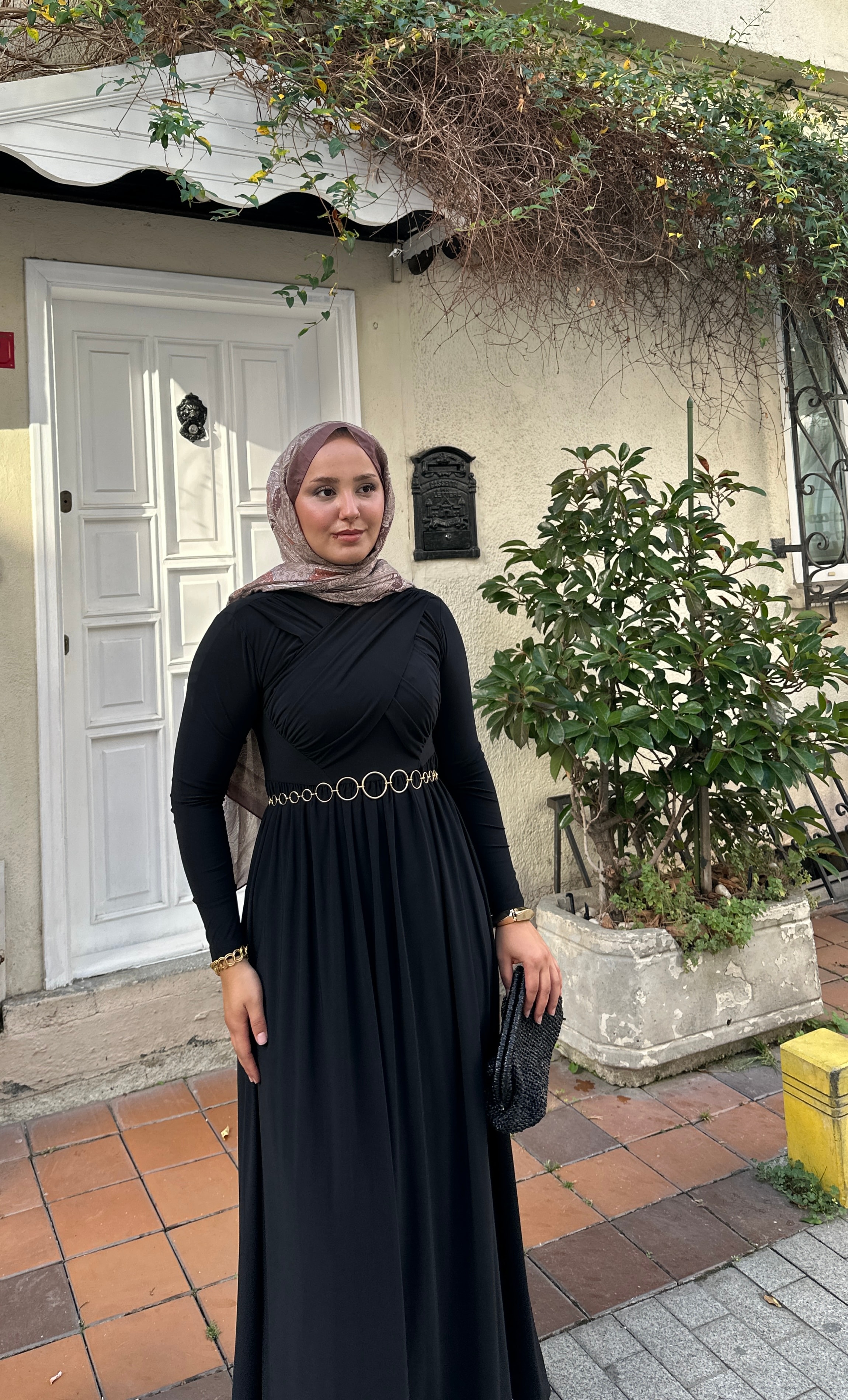 Ahlia Elbise - Siyah