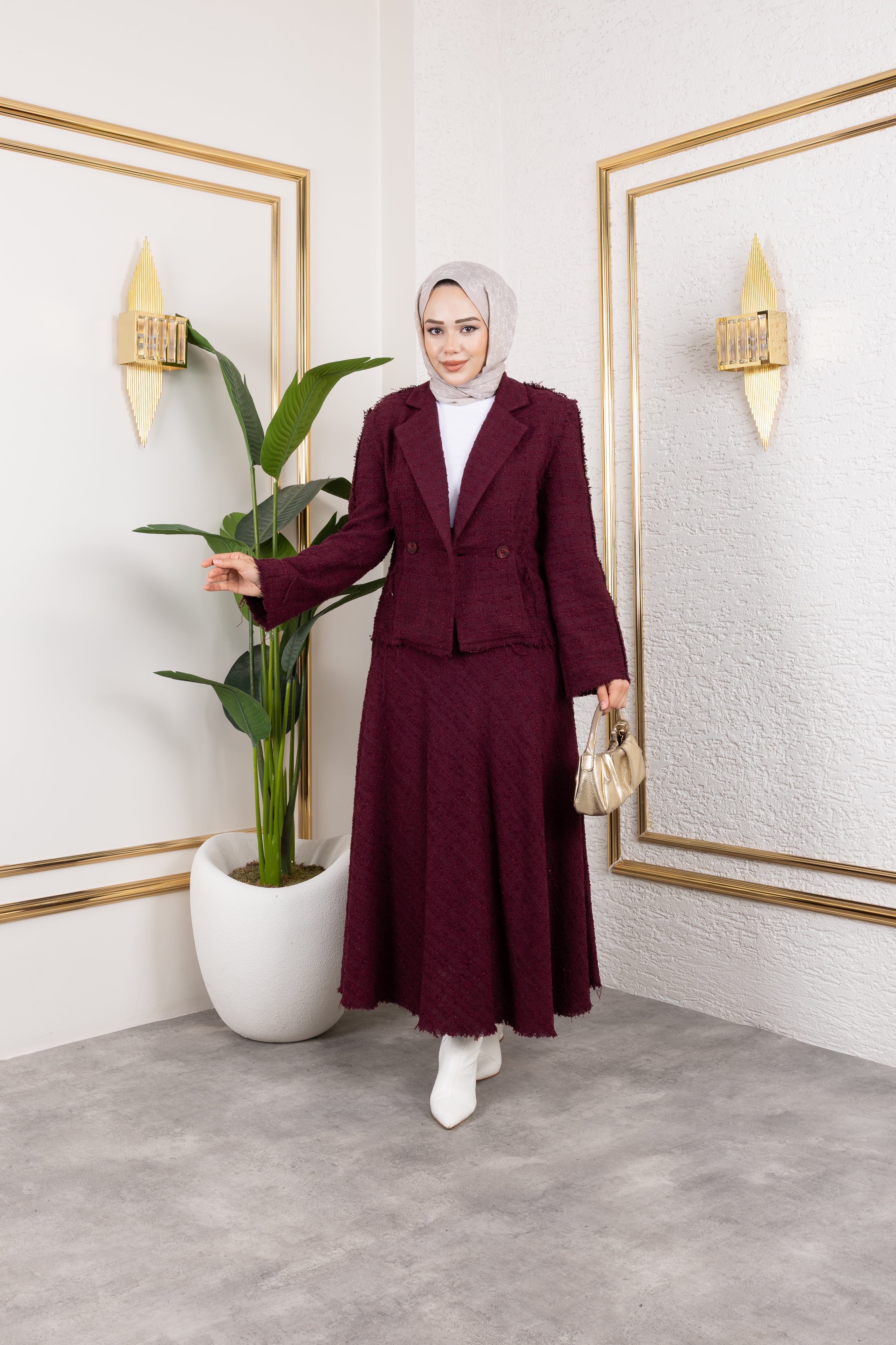 Tüvit Ceketli Takım