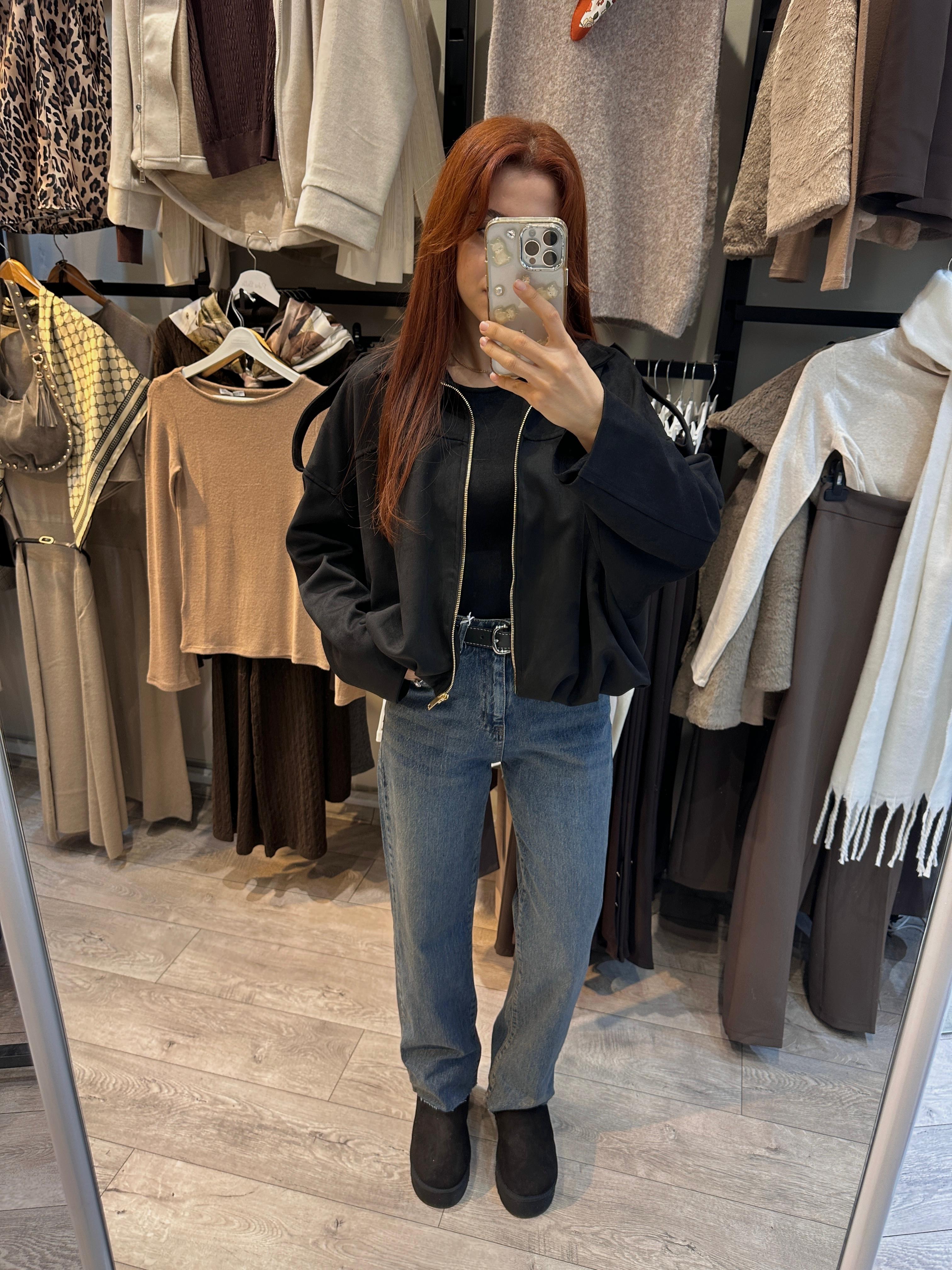 TOBİX SÜET BOMBER CEKET