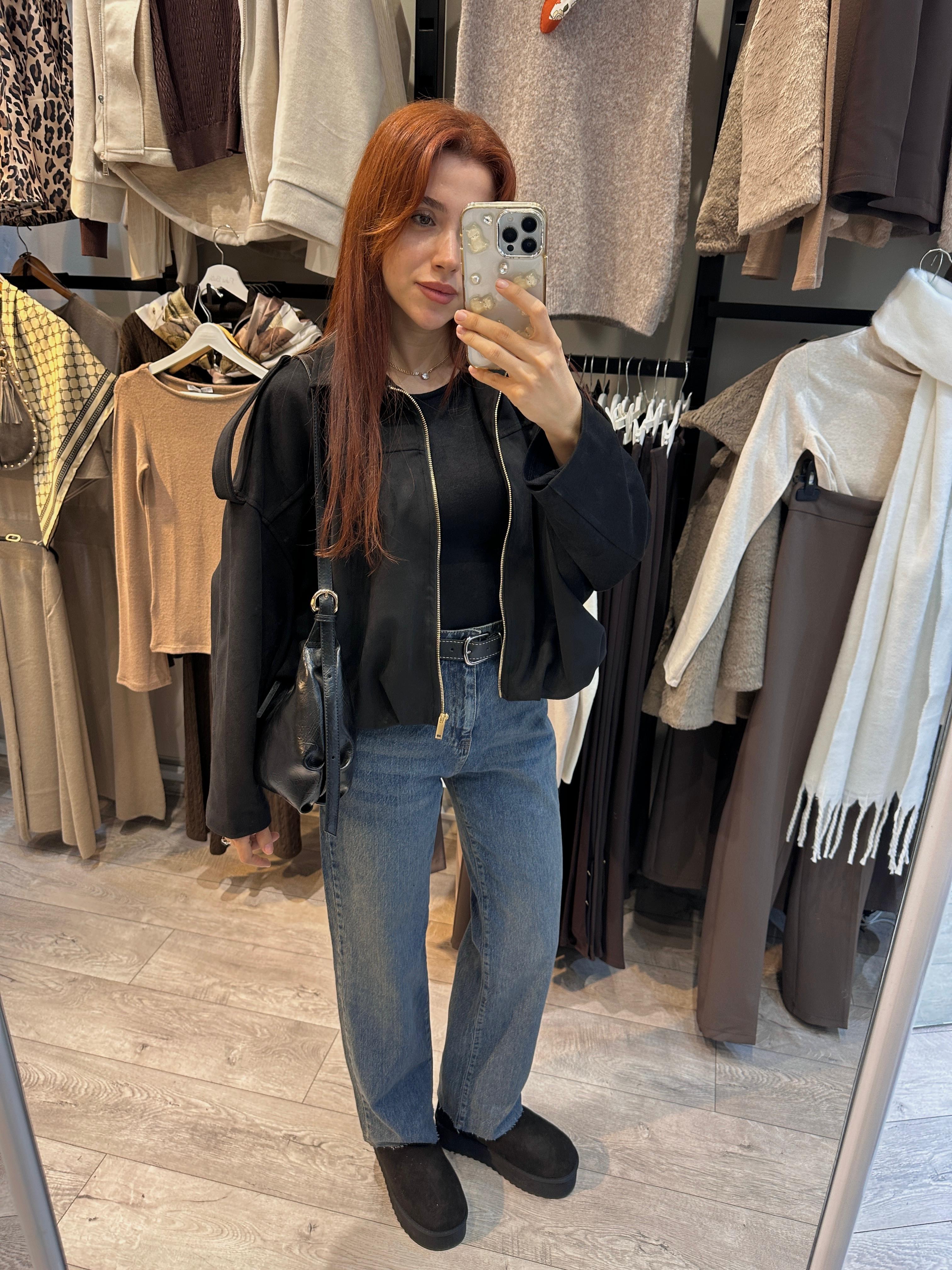 TOBİX SÜET BOMBER CEKET