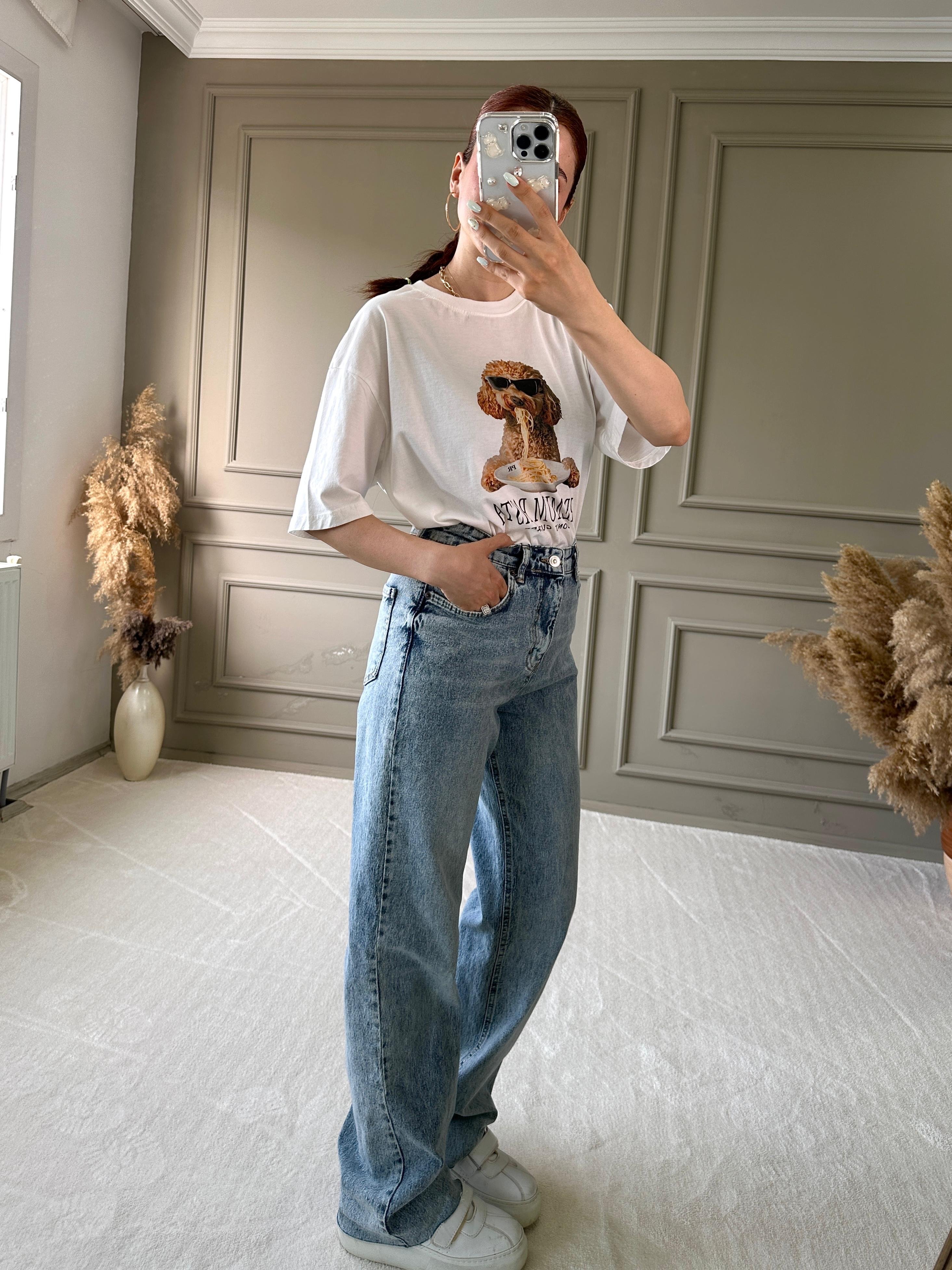 ZR MODEL KAR YIKAMA STRAIHGT LEG JEAN  - Mavi