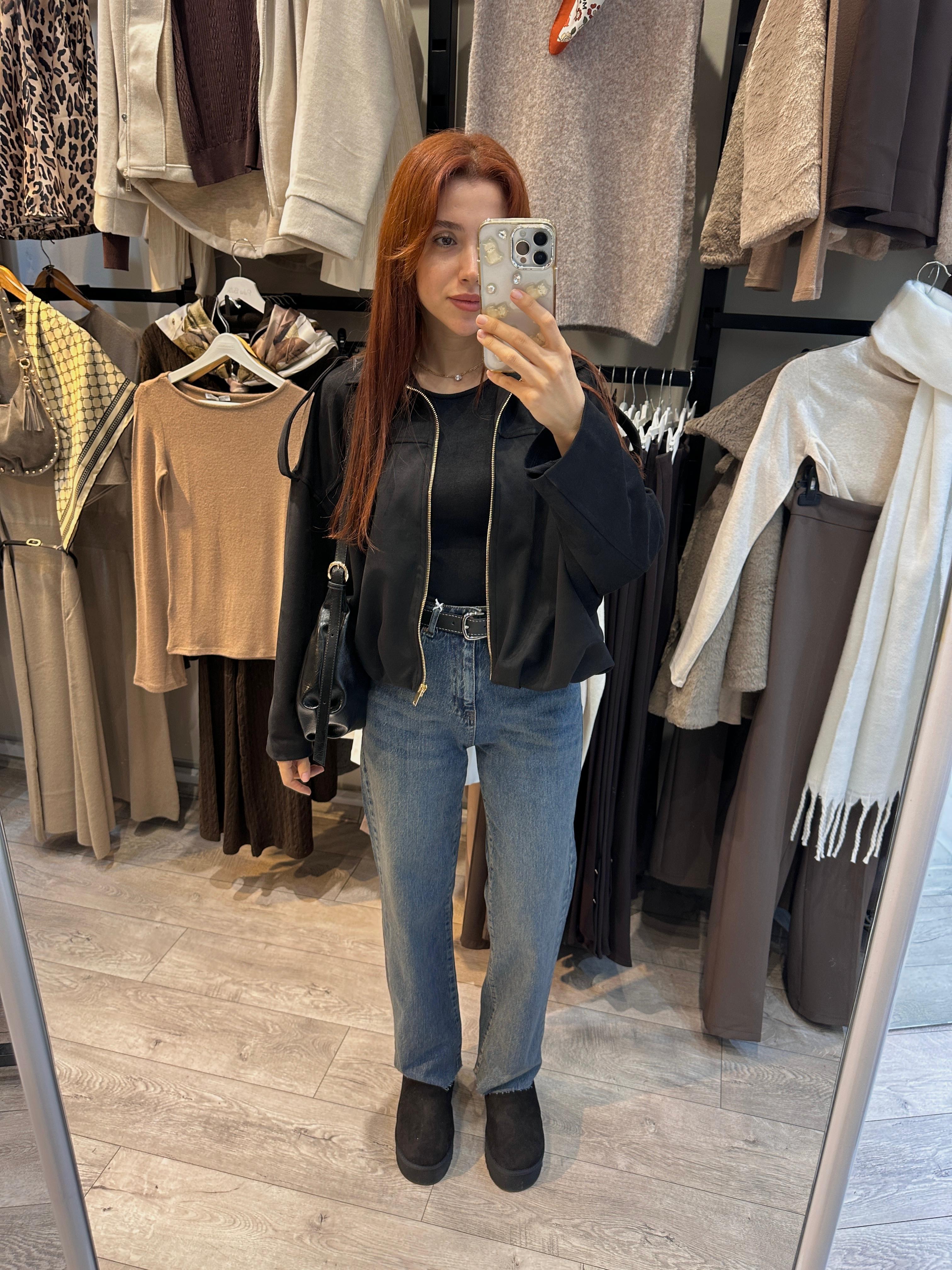 TOBİX SÜET BOMBER CEKET