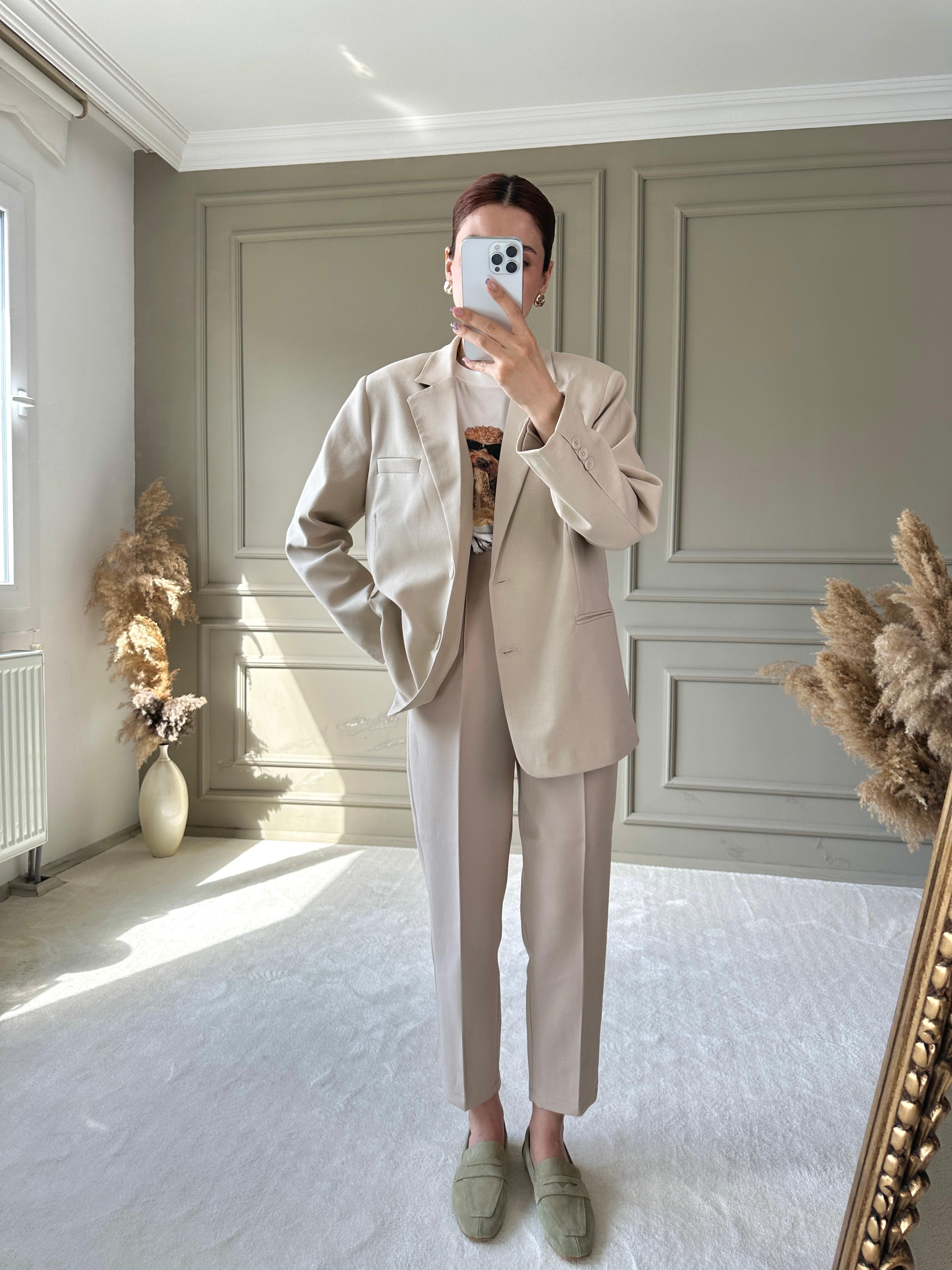 İÇ ASTARLI PREMİUM BLAZER CEKET 