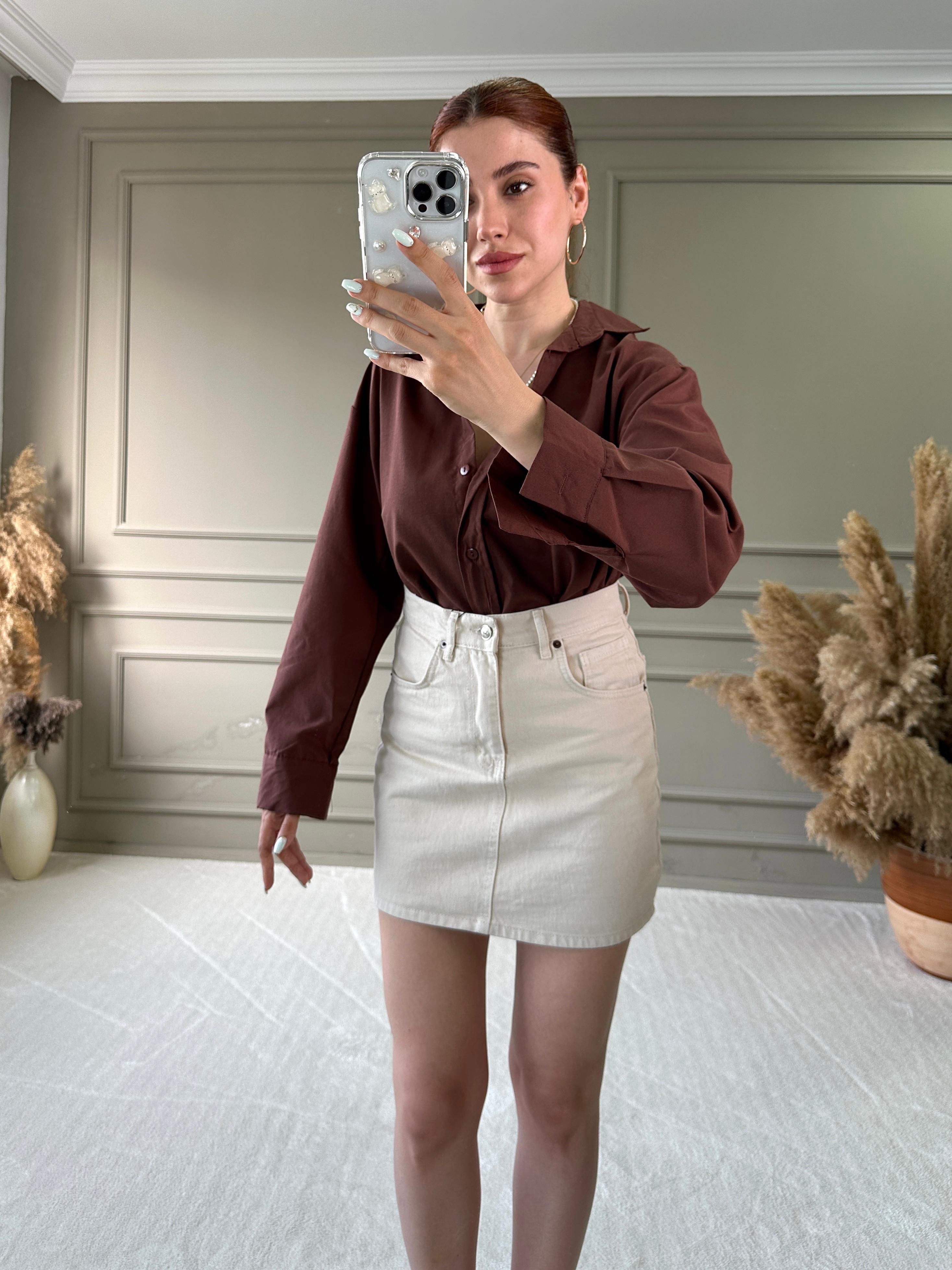 ZR MODEL OVERSİZE GÖMLEK