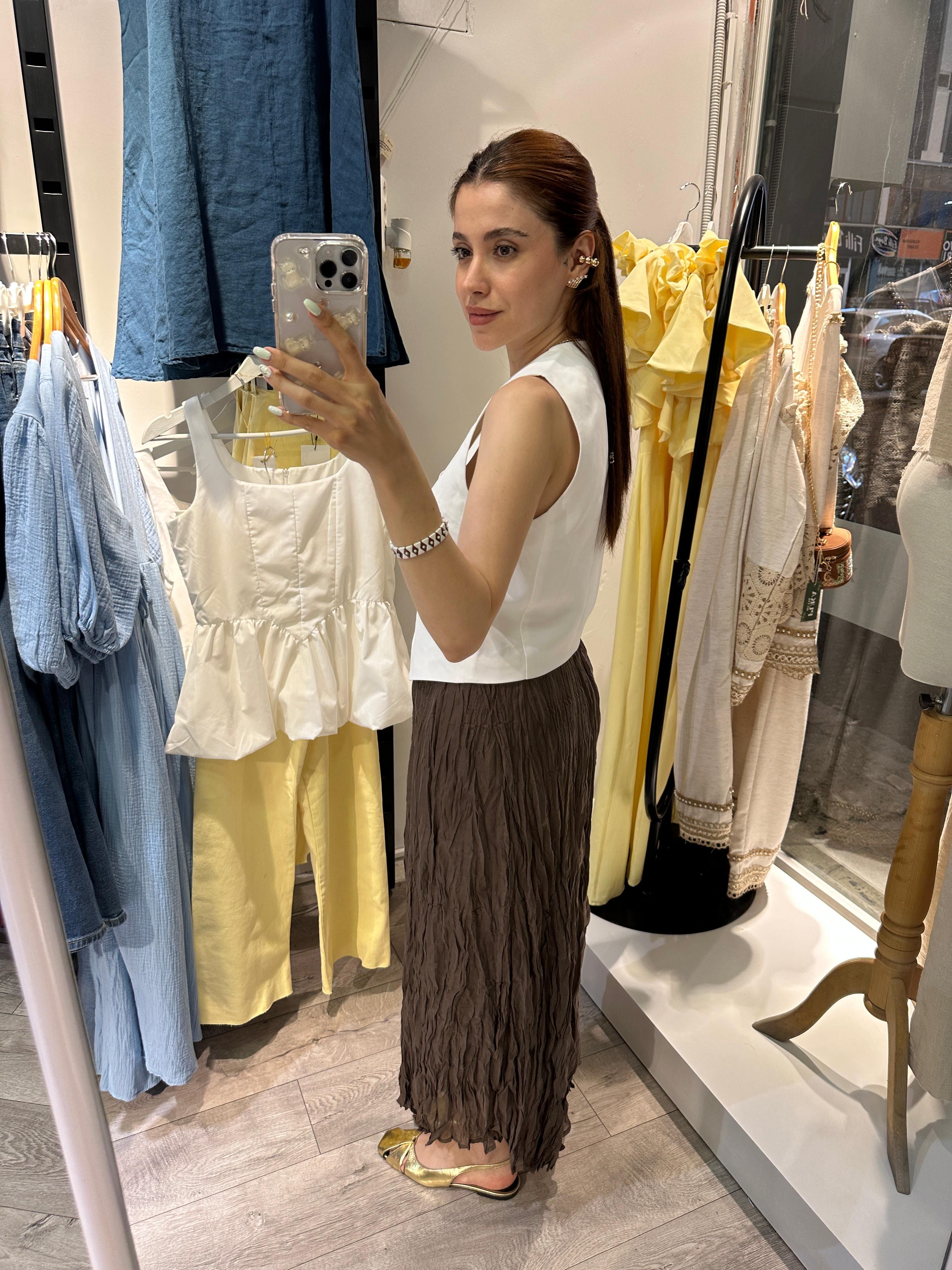 KIRIŞIK MAXI ETEK 