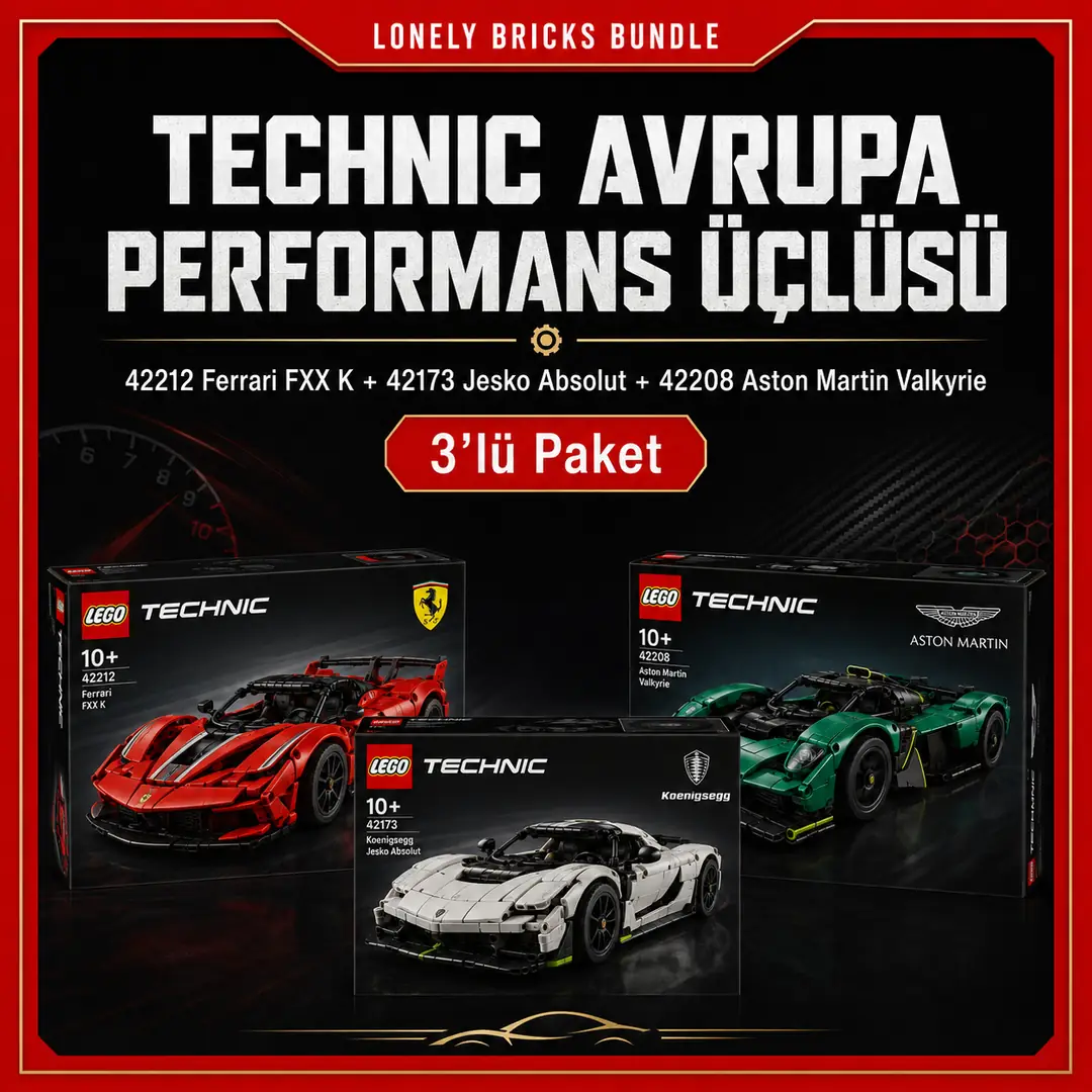 LEGO® Technic Avrupa Performans Üçlüsü Bundle Paketi | Lonely Bricks