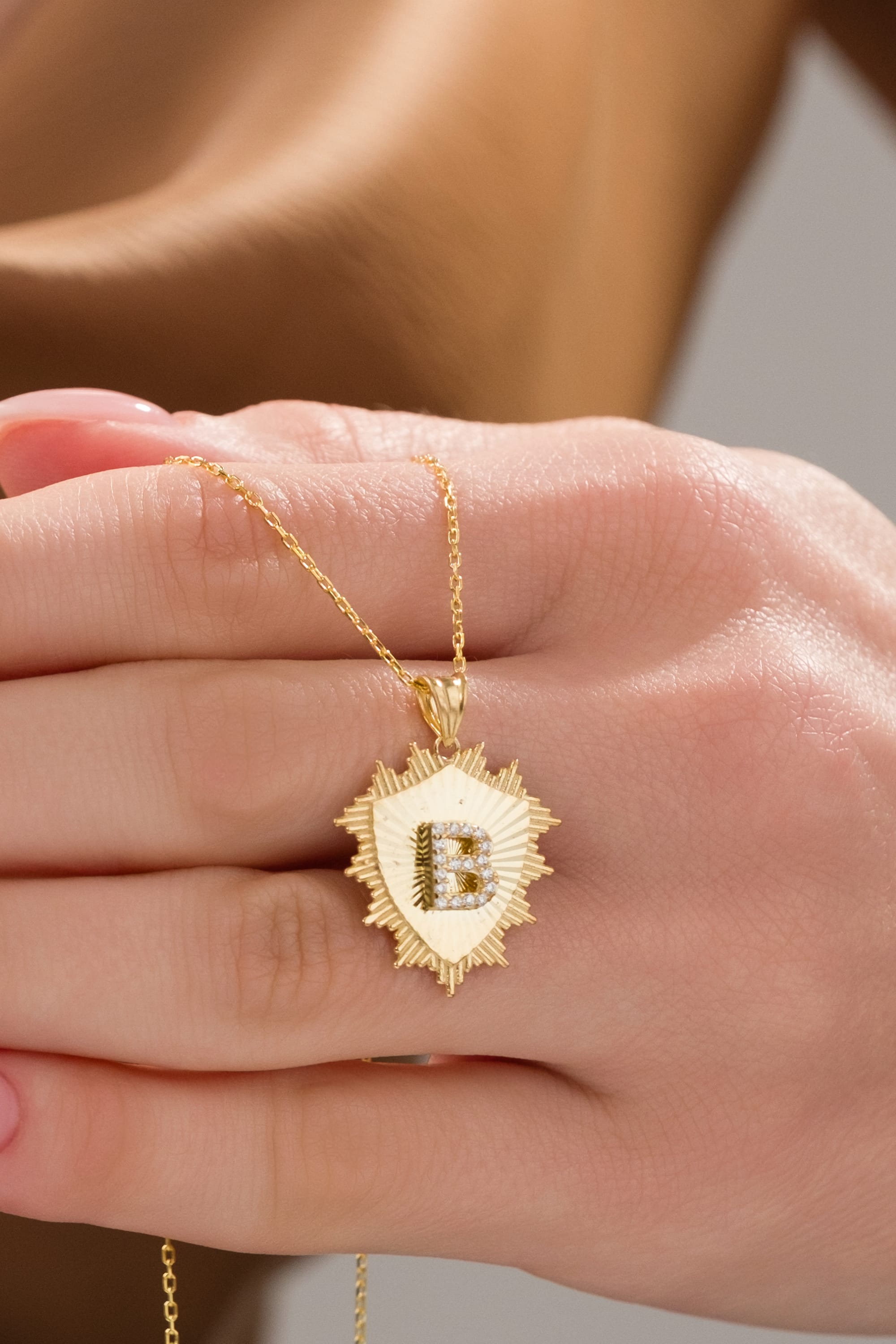 925 Ayar Gümüş Kişiye Özel Harfli Arma Kolye 0 image