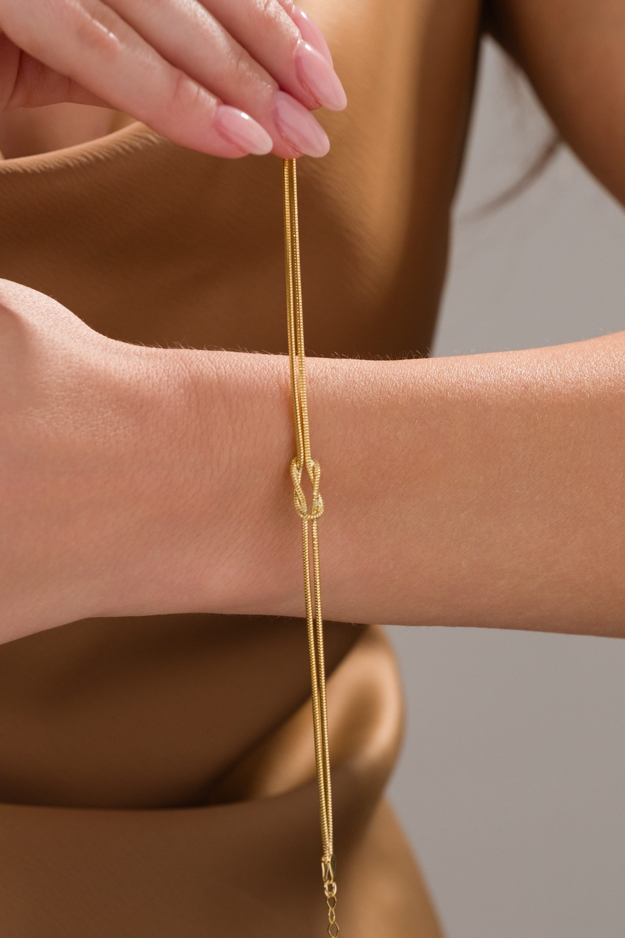 925 Ayar Gümüş Şans Düğümü Bileklik cover pic