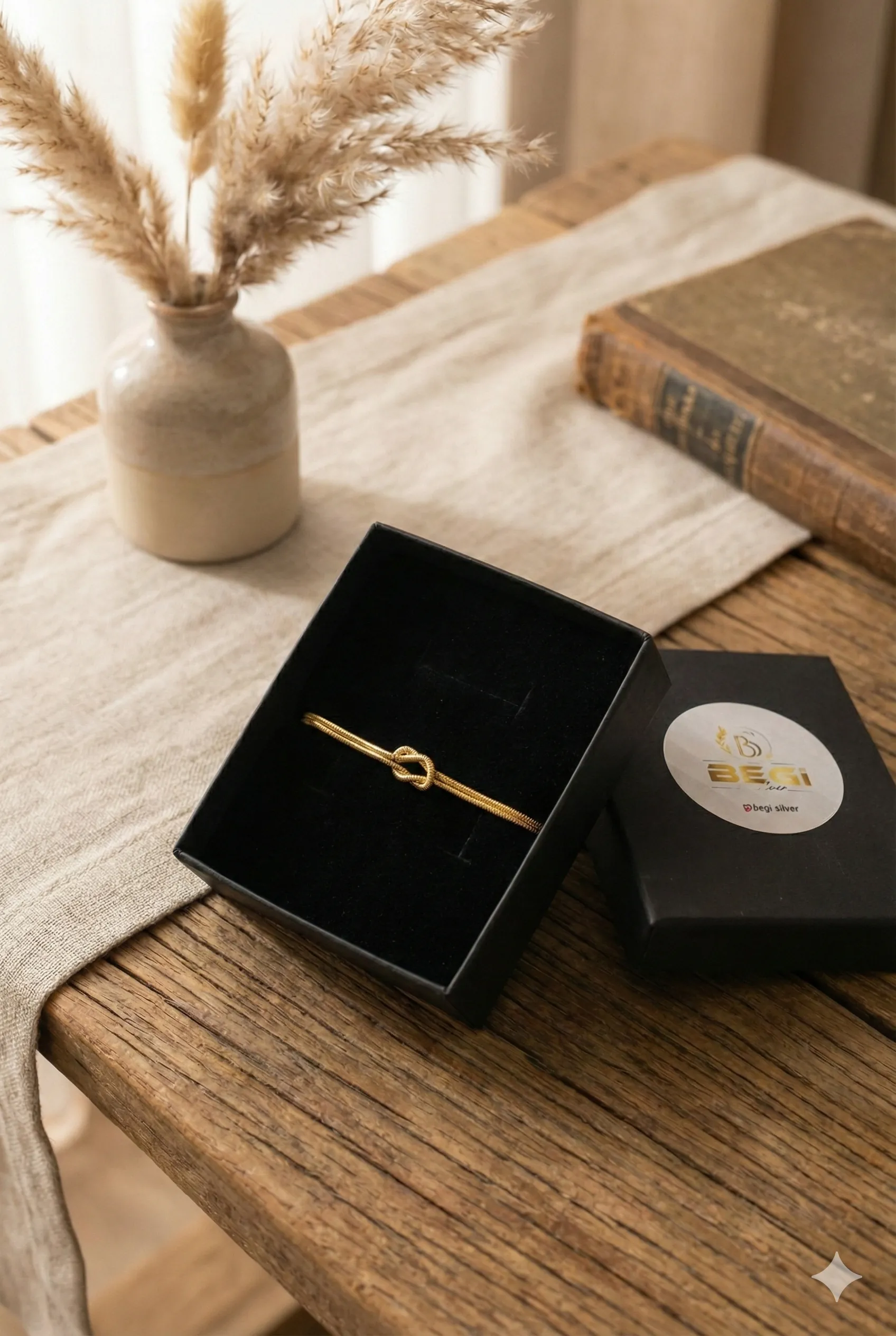 925 Ayar Gümüş Şans Düğümü Bileklik 0 image