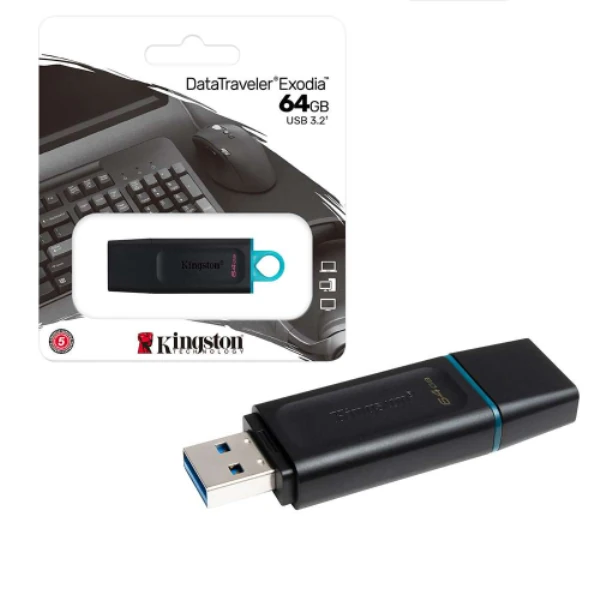 KINGSTON DTX/64GB DATATRAVELER EXODIA 64GB USB 3.2 