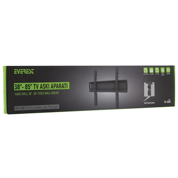 EVEREST TK-4085 40"-85" VESA 300X300-400X400-600X400 MAX 50KG (640MM)