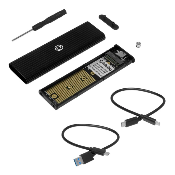 FRISBY FHC-M2305 TYPE-C USB 3.1 - M.2 PCIE NVME SSD ALÜMINYUM DISK KUTUSU