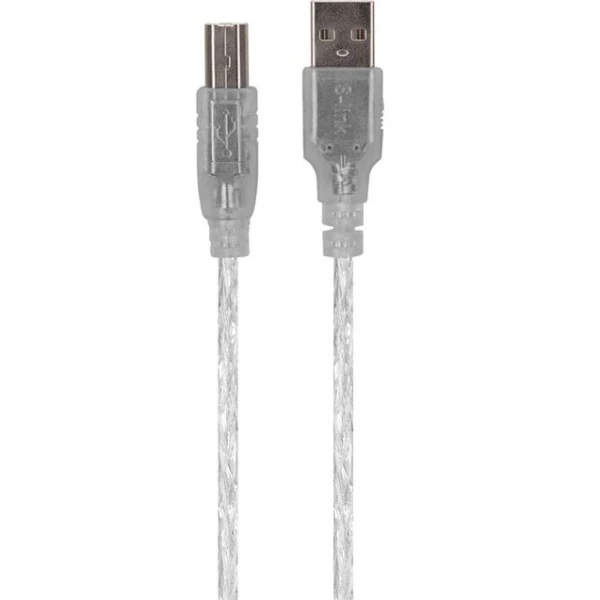 S-LINK SL-U2020 USB2.0 2M ŞEFFAF YAZICI KABLO