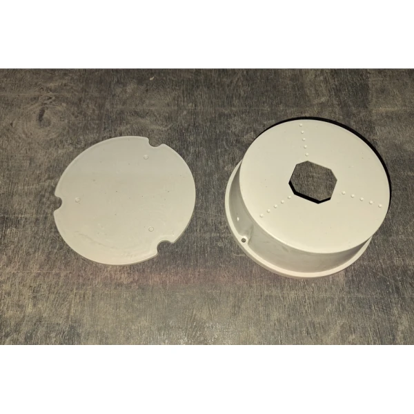 RBOX WX8 KÜÇÜK BOY YUVARLAK GRİ JUNCTION BOX+TABAN