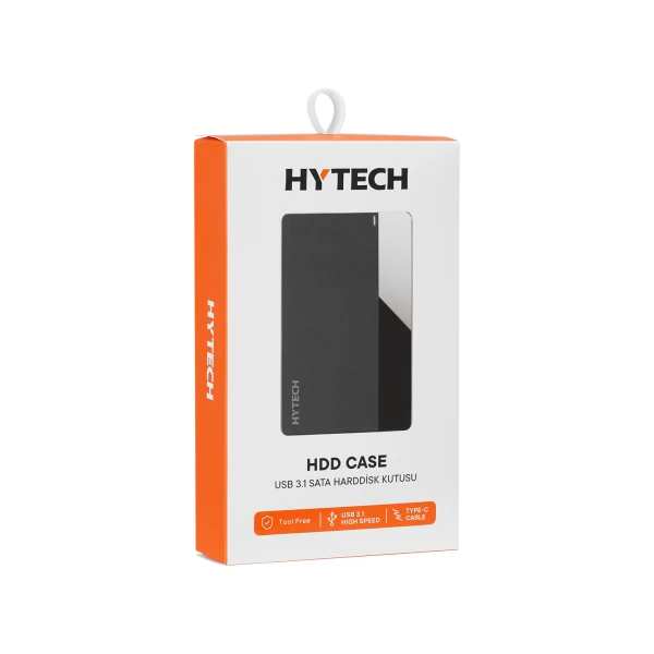 HYTECH HY-HDC26 SIYAH 2.5'' TYPEC TO TYPEC USB 3.1 SATA HARDDISK KUTUSU