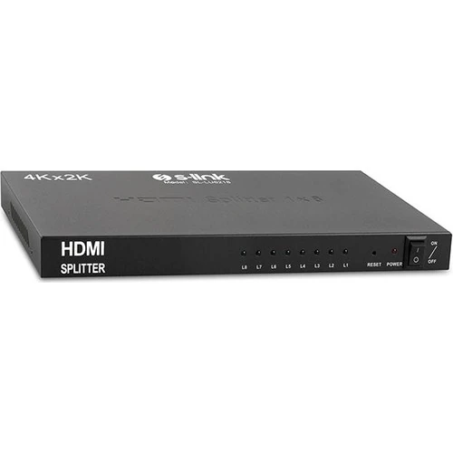 S-LINK SL-LU6218 8 PORT 4k 2k HDMI SPLITTER