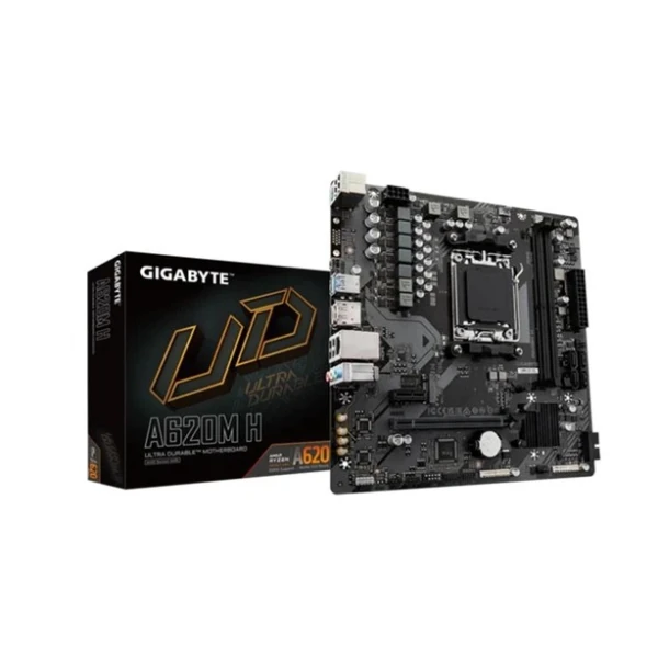 GIGABYTE A620M-H AM5 DDR5 SES GLAN DP/HDMI SATA3 USB3.2 mATX