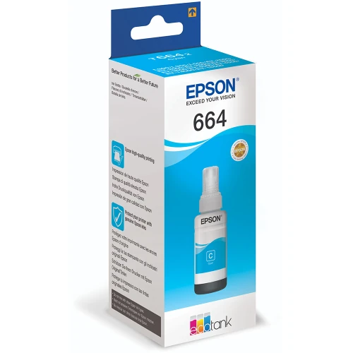 EPSON C13T66424A (T664) CYAN MAVİ MÜREKKEP 70ML