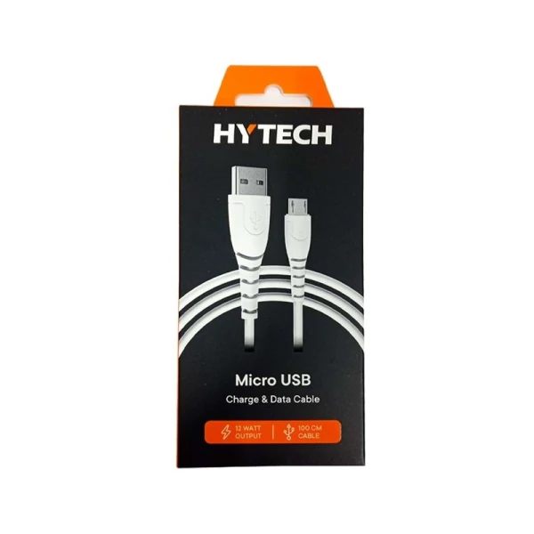 HYTECH HY-XTK10 2.4A MICRO USB 1M BEYAZ HIZLI ŞARJ KABLOSU