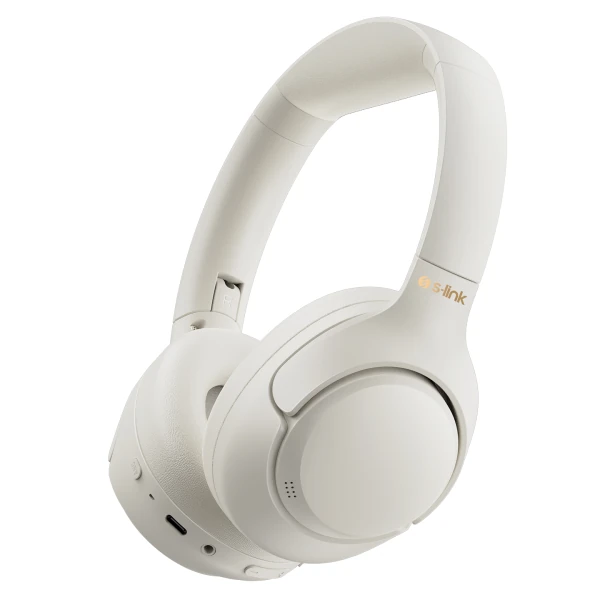 S-LINK DOOB BEYAZ HYBRID ANC BLUETOOTH KULAKLIK