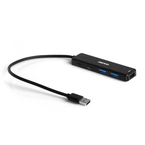 DARK DK-AC-USB347 CONNECT MASTER X5C USB3.2 GEN 1 TYPE-A TO 3 PORT USB-A & 1 PORT TYPE-C 2.0 / 1X TYPE-C CHARGE