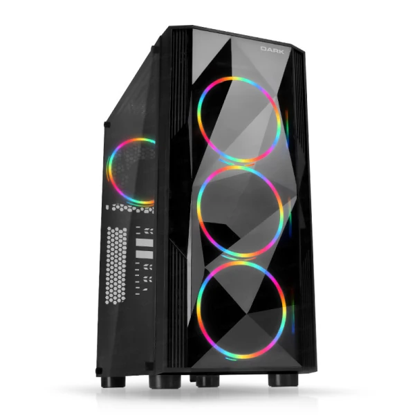DARK DIAMOND PRO 750W 80+ BRONZ 4x12cm Fan, 1x USB3.0, 2x USB2.0 Full Akrilik Oyuncu Kasası ( Yeni )(DKCHDIAMONDPRO750BR)