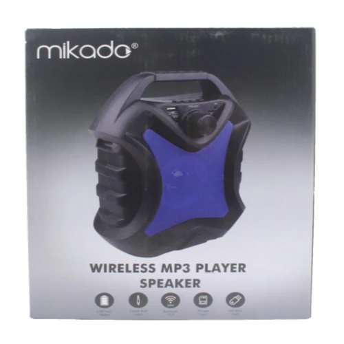 MIKADO MD-5BT X-LIFE 5W 1200MAH SİYAH MAVİ USB