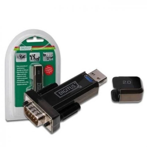 DIGITUS DA-70156 USB 2.0 - RS232 SERİ ÇEVİRİCİ SERIAL CONVERT,DSUB 9M INCL.USB A CAB