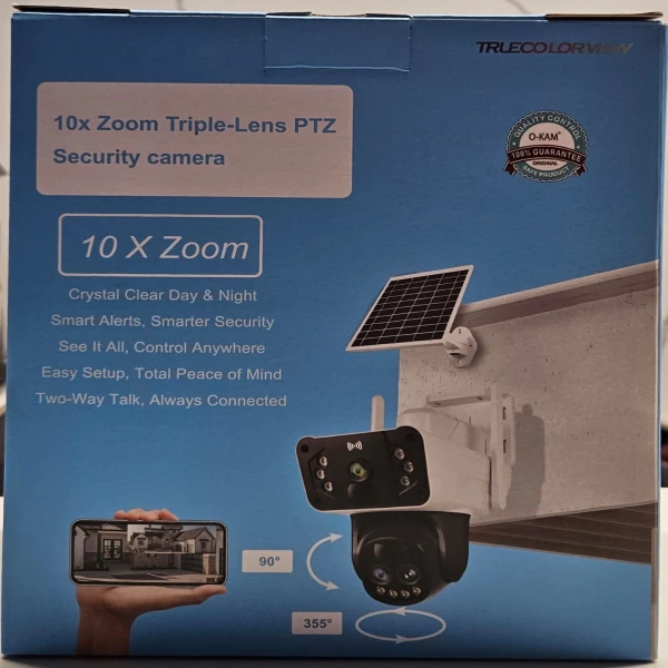 O-KAM 3950 4G SOLAR CAMERA 10X OPTİK ZOOM KAMERA